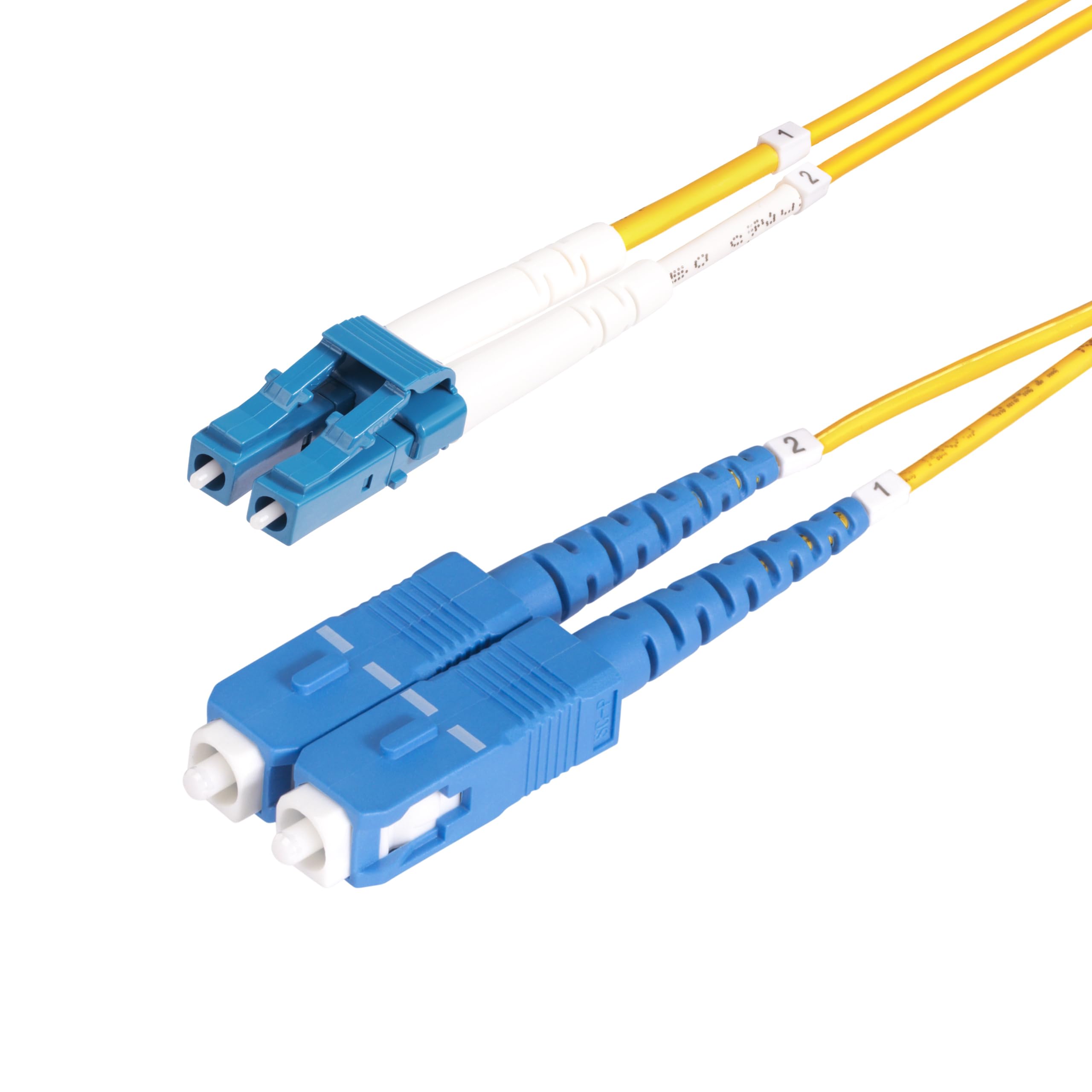 10m LC to SC OS2 Fiber Cable