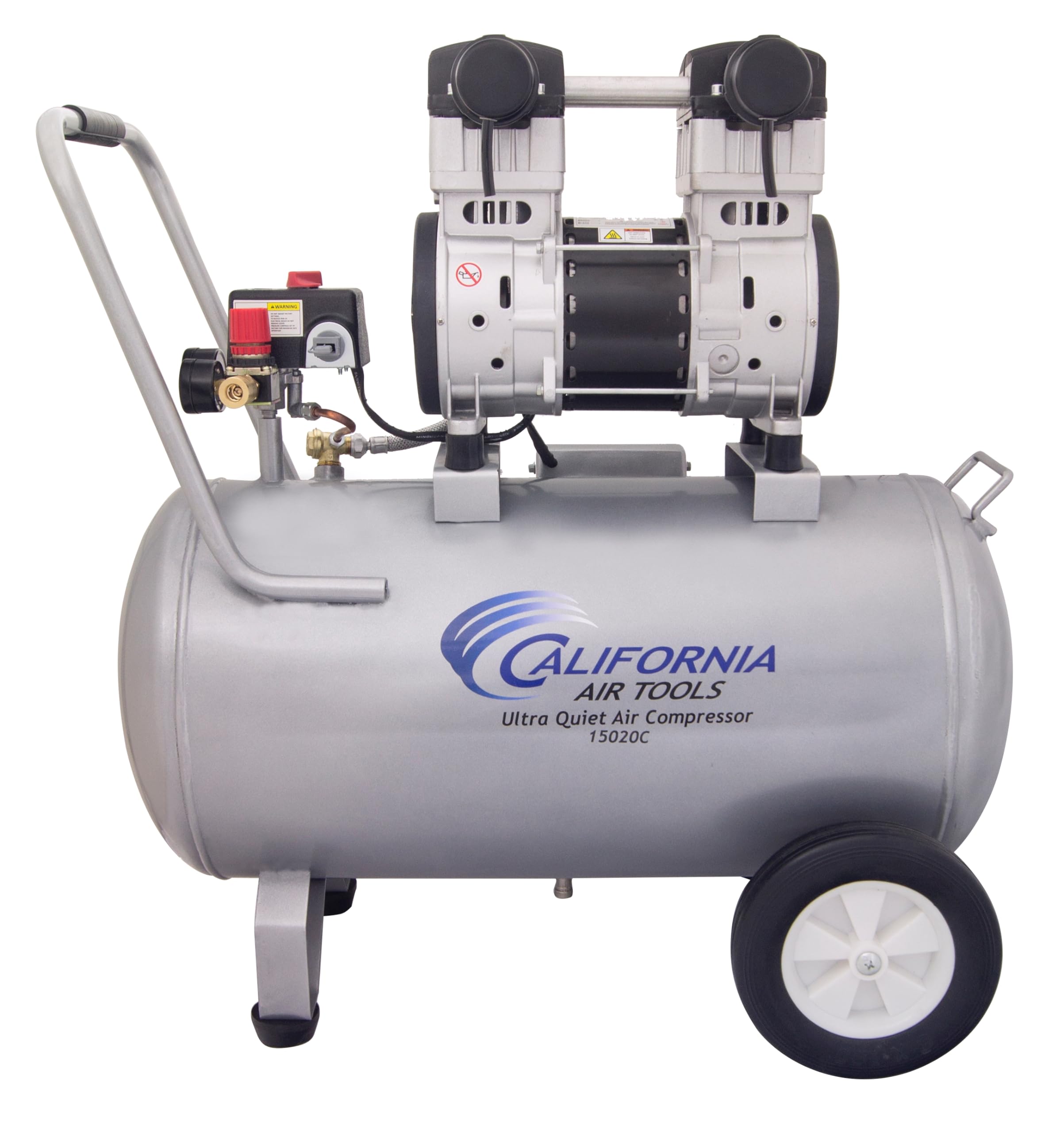 California Air Tools 15020C Ultra Quiet & Oil Free 2.0 Hp 15.0 Gallon Steel Tank Air Compressor