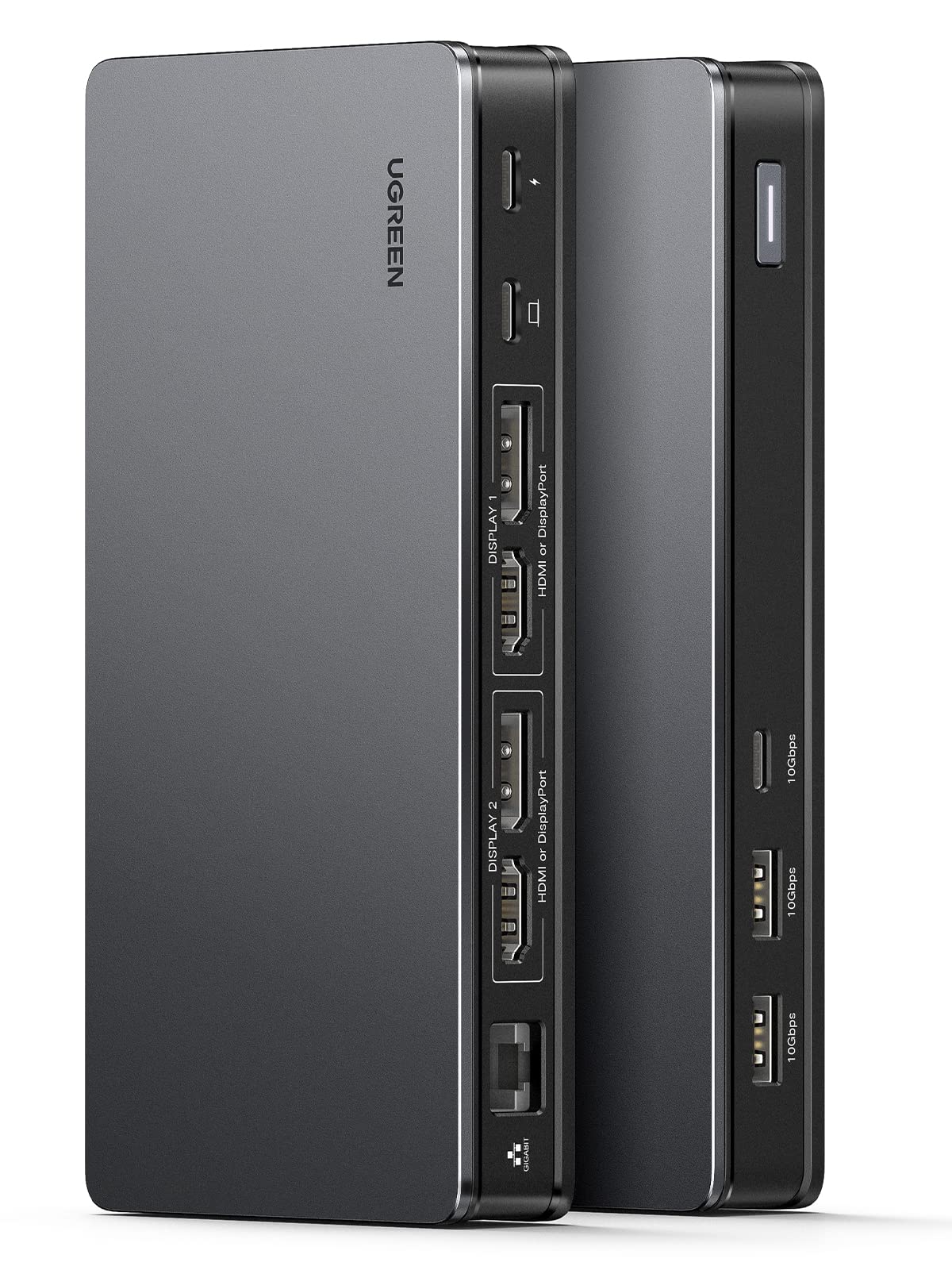 Ugreen Revodok Pro 209 Usb C Docking Station, Displaylink 9 In 1 Dual 4K@60Hz Monitor Dock For Macbook & Windows With 2 Dp & 2 H