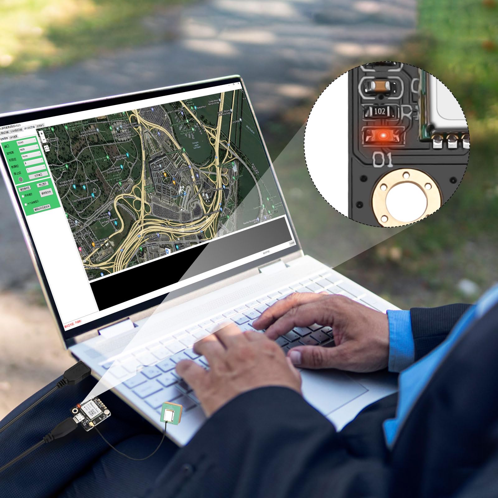 Makerfocus 2 Pack Gt U7 Gps Module Satellite Navigation Positioning Gps Receiver Drone Microcontroller Compatible With Neo 6M 51 Microcontroller Stm32 Arduino Uno R3 With Ipex Antenna High Sensitivity