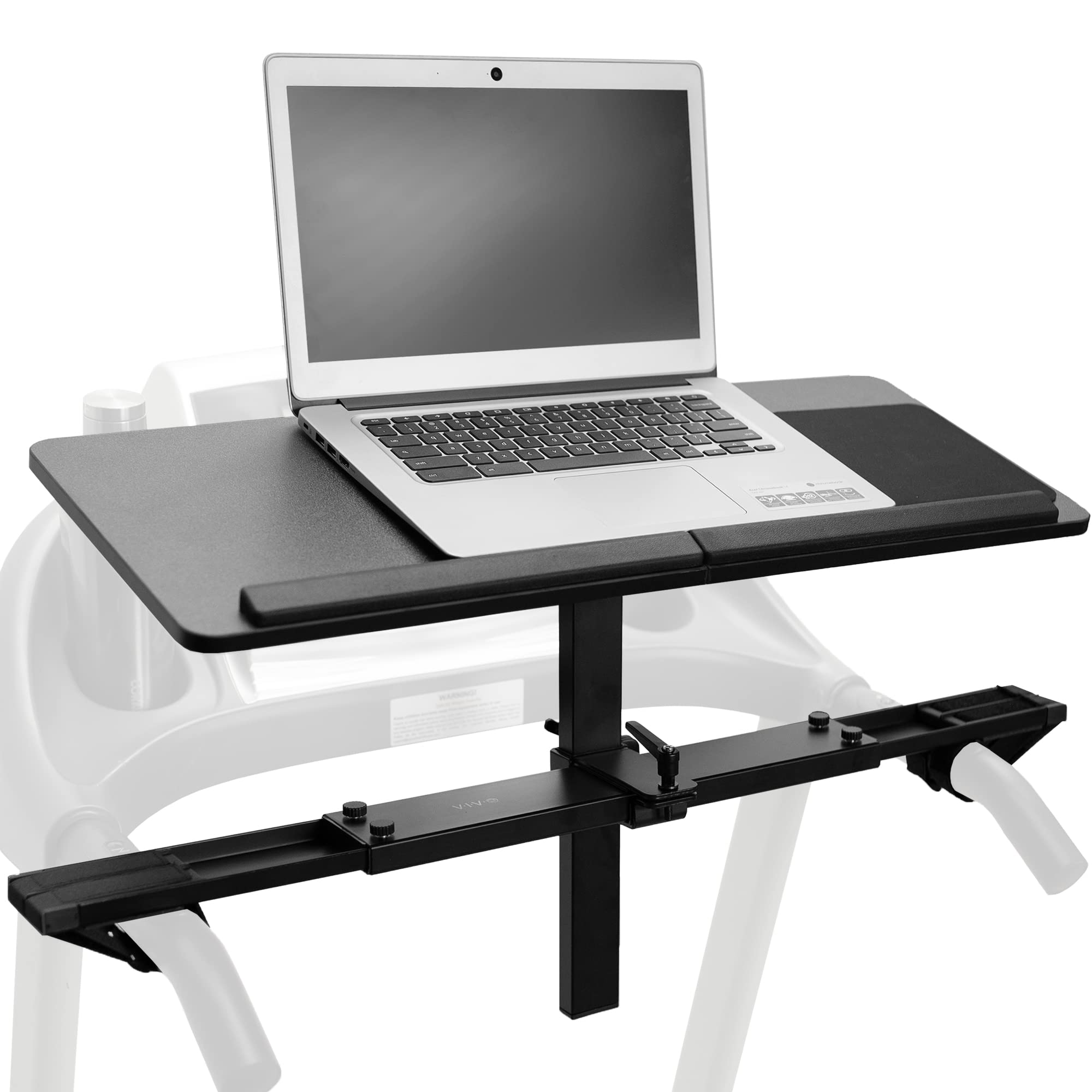 Vivo Universal Wooden Laptop Treadmill Desk, Adjustable Ergonomic Notebook Mount Stand For Treadmills, Includes Mouse Pad And Wr