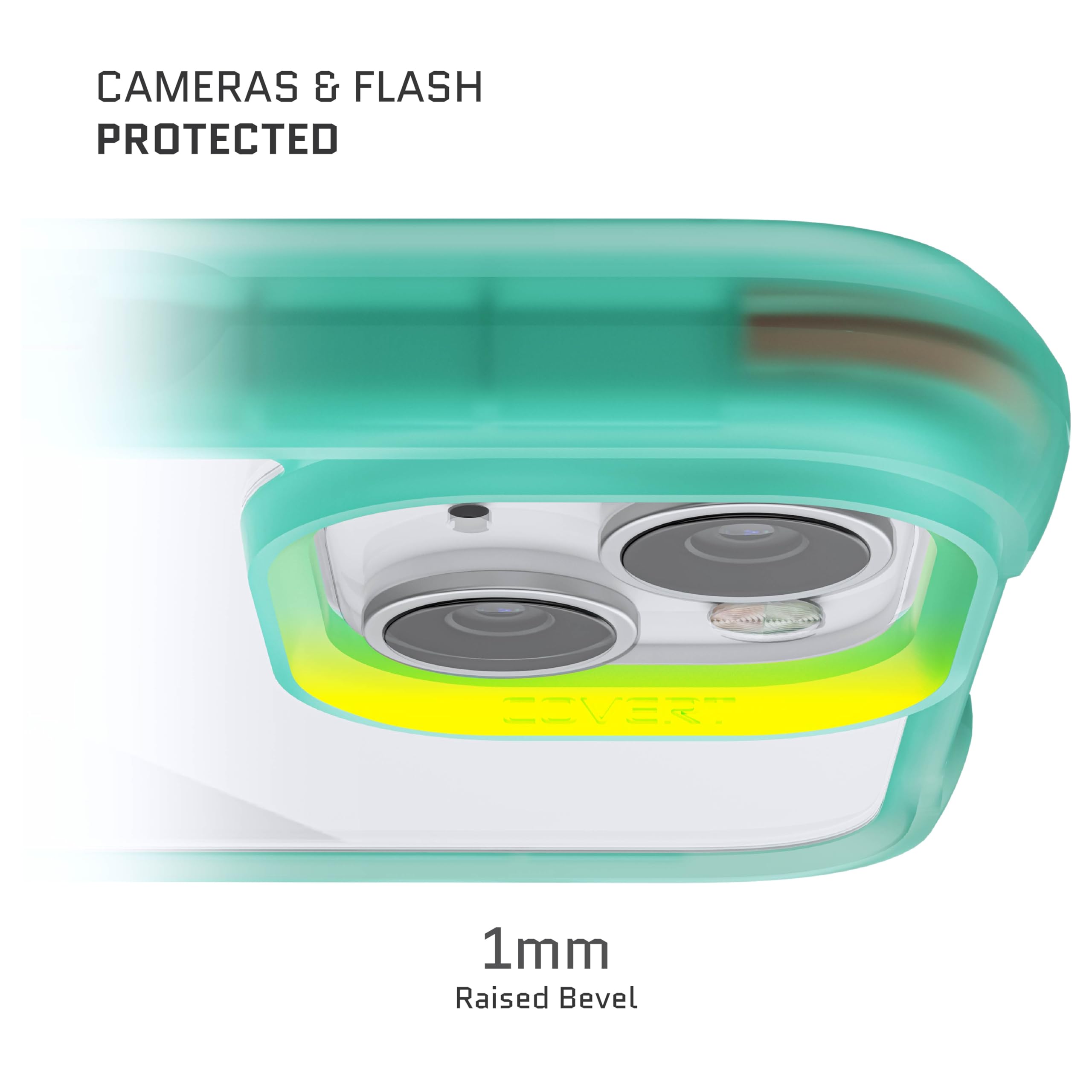 Ghostek Covert Apple Iphone 14 Plus Clear Case - Compatible With Magnetic Magsafe Accessories, Transparent Silicone, Shockproof