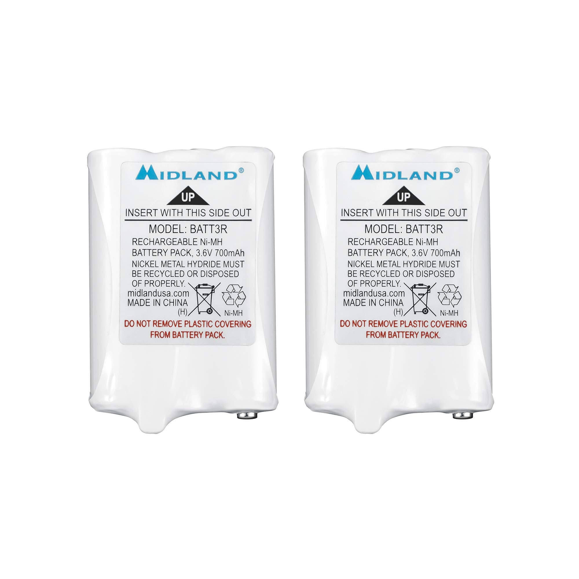 Midland� � Avp14 Rechargeable Battery Packs Lxt600, T50 T60, White, 3.15X 2.3X 0.5