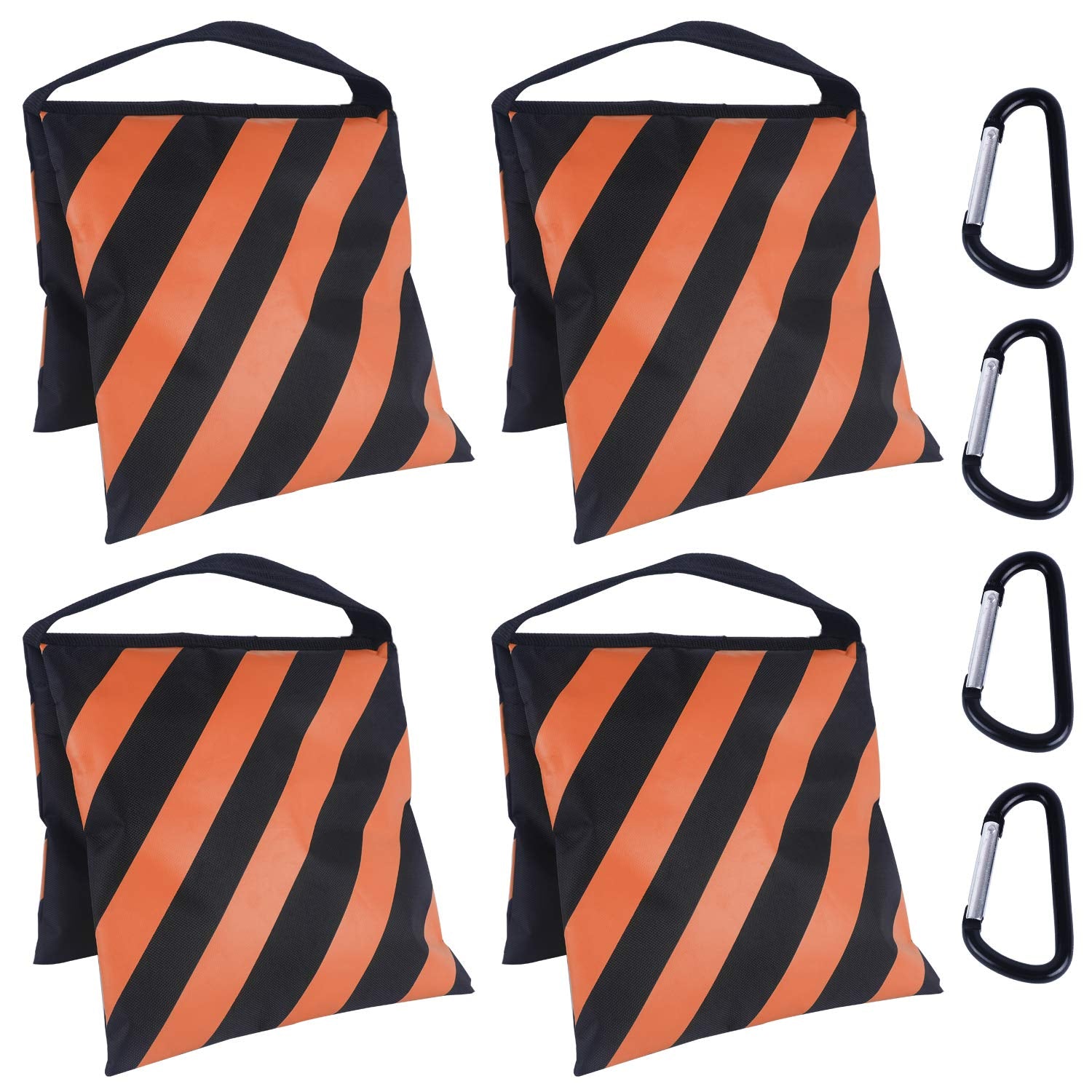 Abccanopy Sandbag Photography Weight Bags For Video Stand,4 Packs (Orange)
