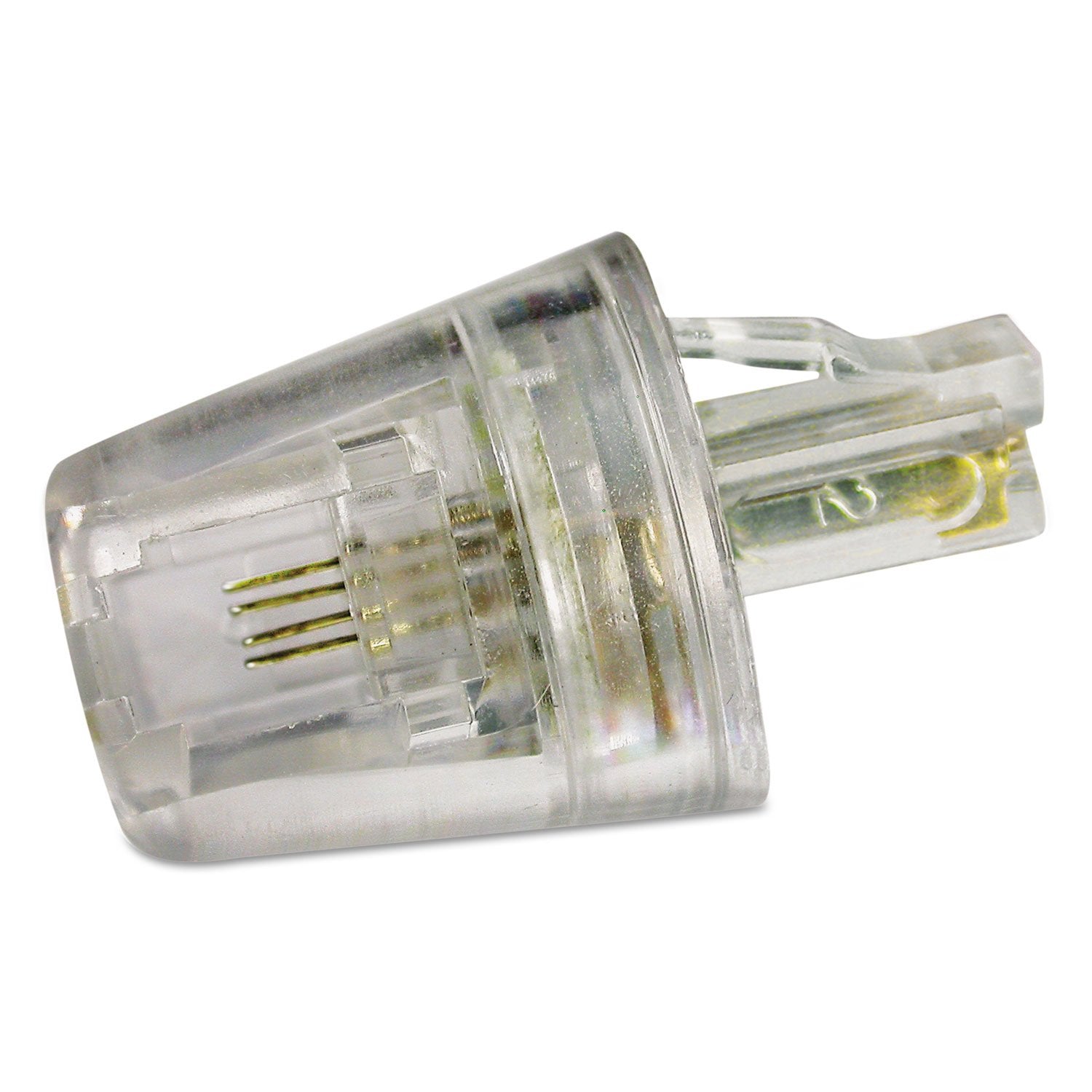 Softalk Clear Twisstop Phone Cord Detanglers, Automatically Rotates to Prevent Phone Cord Tangling, Tooless Design (01500)