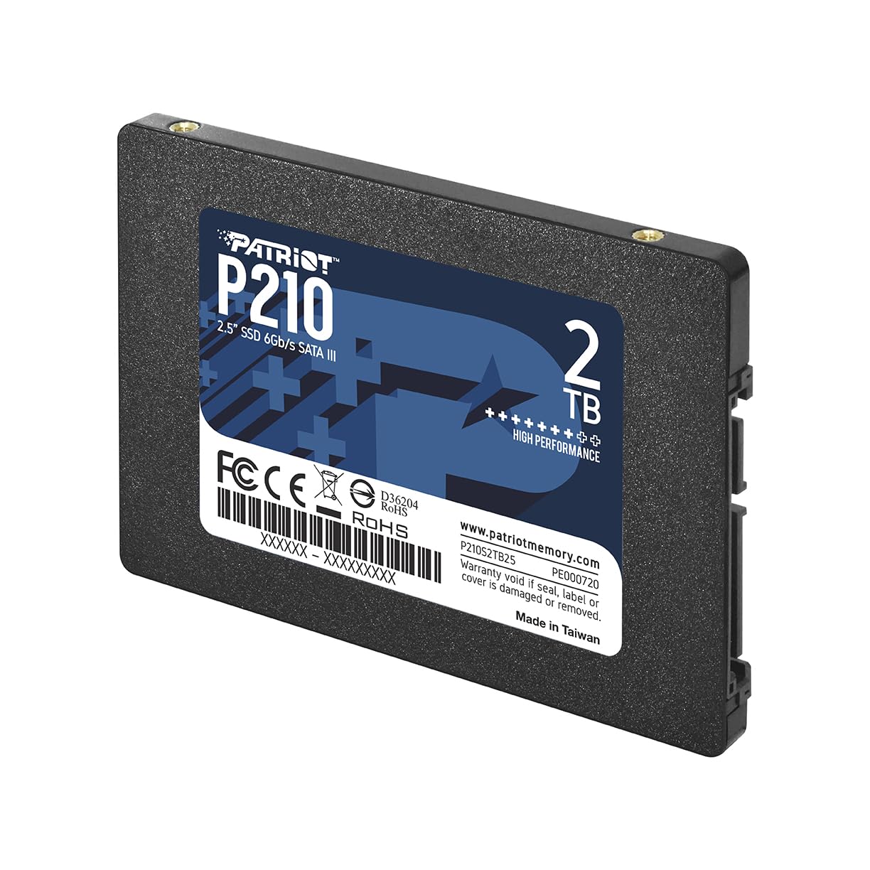 Patriot Memory P210 Sata 3 2Tb Ssd 2.5 Inch Internal Solid State Drive   P210S2Tb25