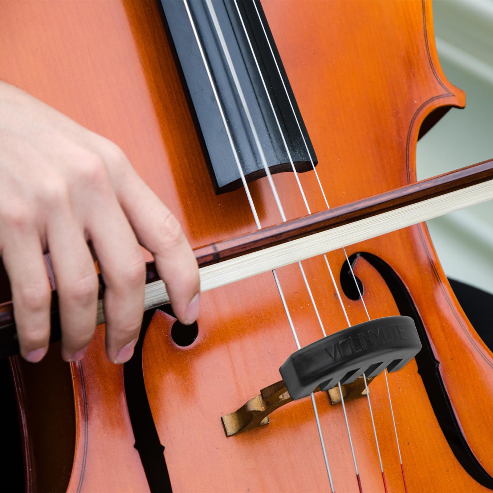 Violin Mute,6 Pcs Rubber Violin Practice Mute Set For Violin And Small Viola,Included 4 Pcs Claw Style & 2 Pcs Round Tourte Styl