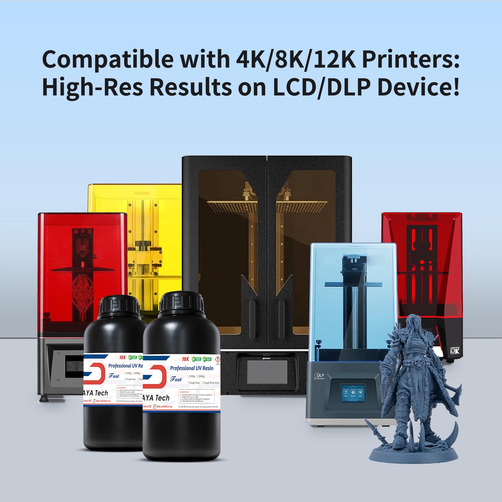 Siraya Tech Fast Abs Like Tough Navy Grey 3D Printer Resin, Enhanced Durability For 3D Printing, High Precision And Impact Resis