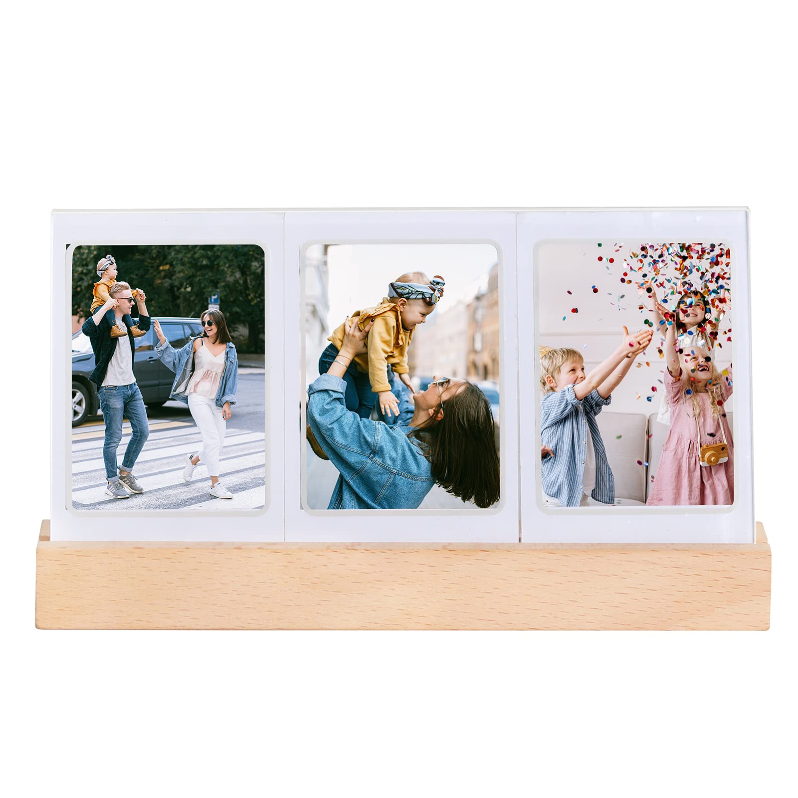 Wogozan Mini Picture Frame For Fujifilm Instax Mini 12/11/99/90/9/8/Evo Instant Camera And Polaroid 3'' Film Photo, Can Be Used 