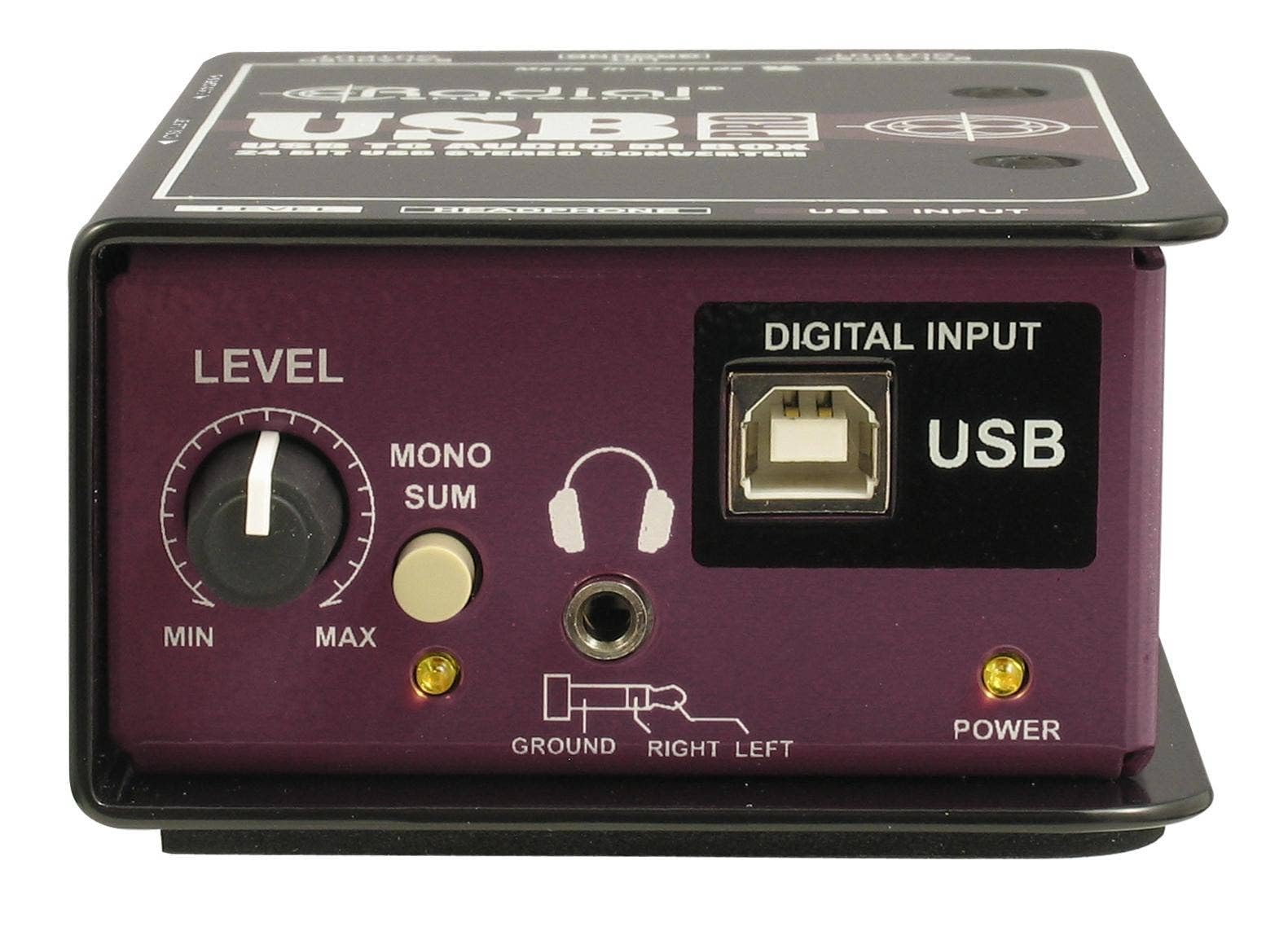 Radial Usb-Pro 2-Channel Active Instrument Direct Box