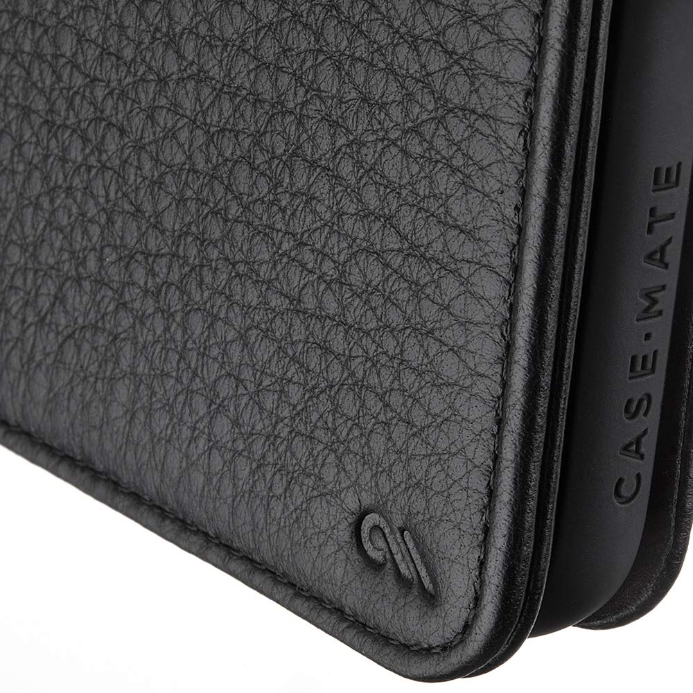 Case Mate   Google Pixel 3 Xl   Leather Folio Wallet   Black Leather