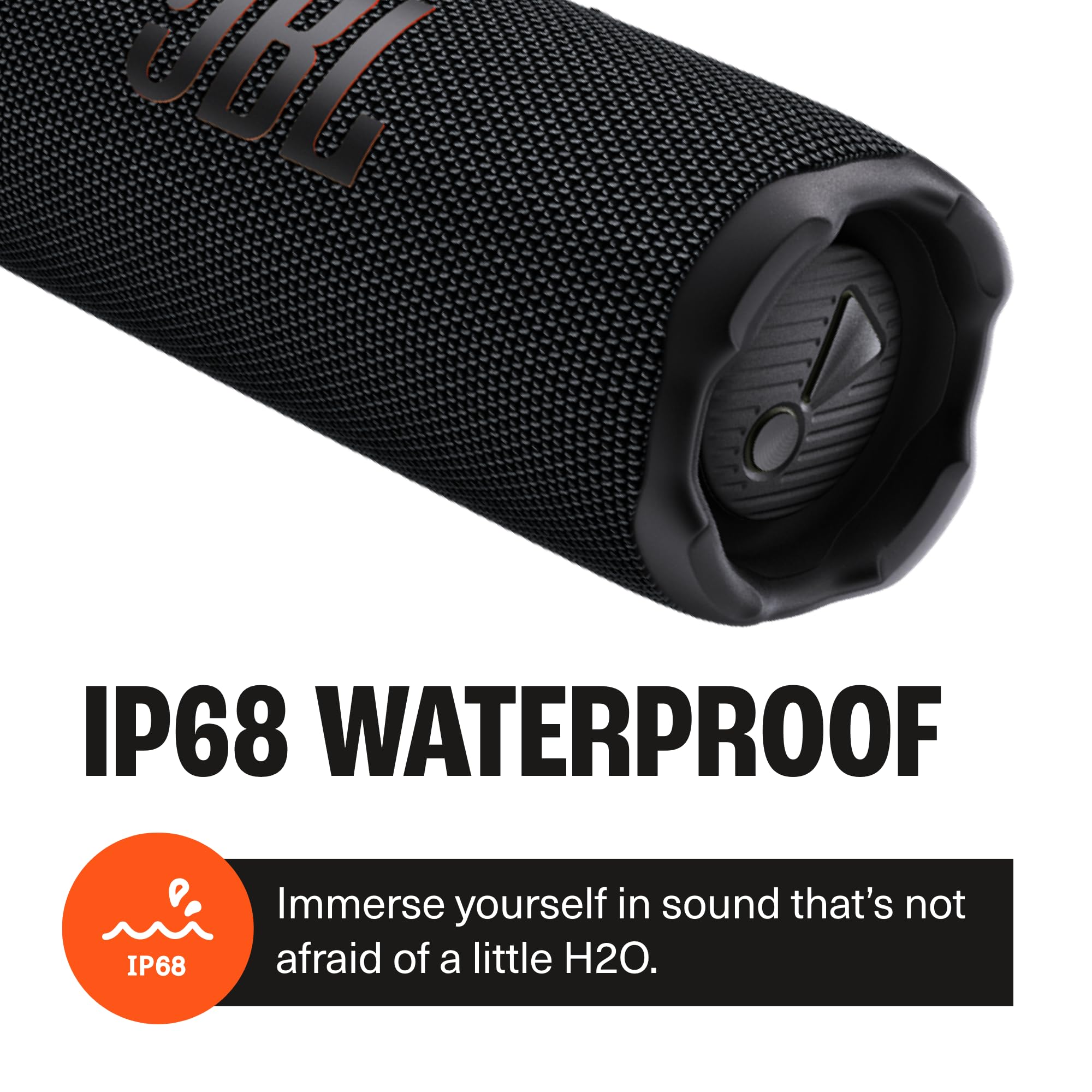 Jbl Flip 7 (Red) + Bundle With Divvi! Protective Hardshell Case (Black)