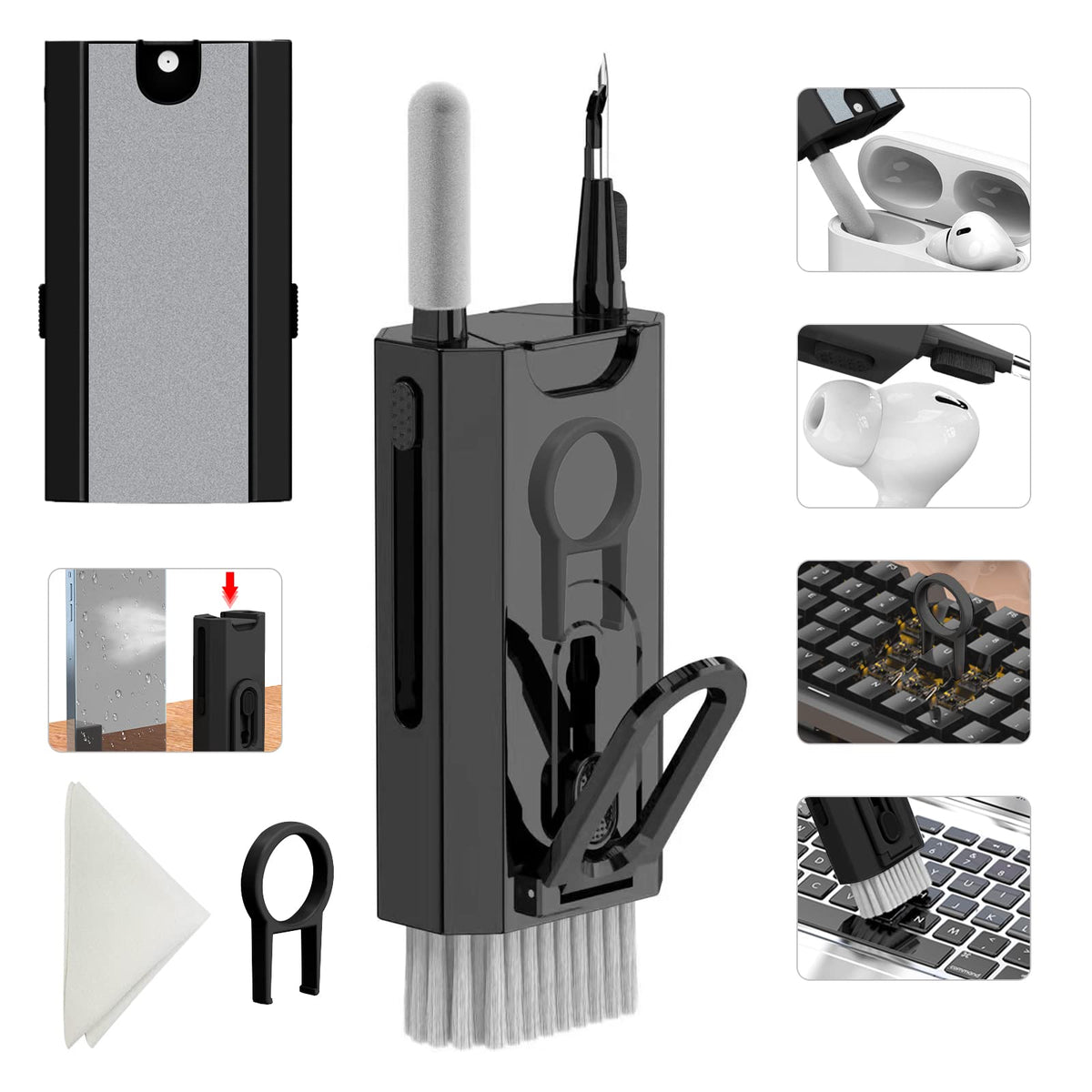 8 In 1 Electronic Cleaning Kit   Keyboard Cleaner, Keyboard Cleaning Kit, Laptop Cleaner, Laptop Cleaning Kit, Electronic Cleane