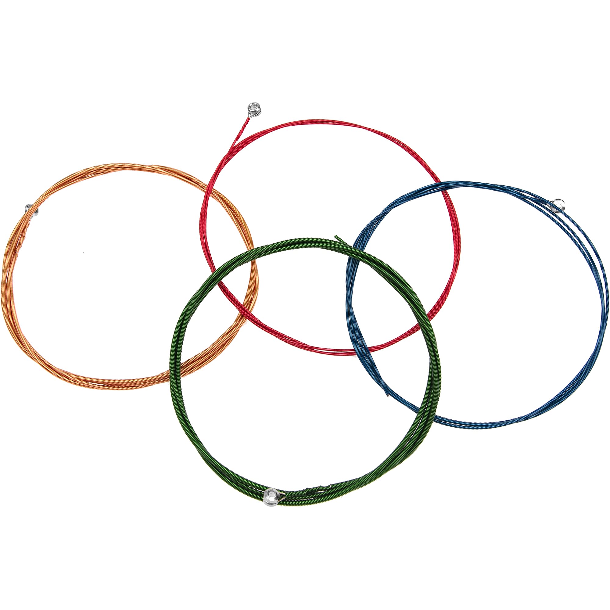 Yootones 4Pcs 4String Bass Strings 44 100 Gauges Electric Bass 4 Color Steel String Compatible With Bass Electric Bass Parts (Co