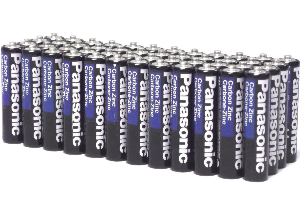 100 Pack Wholesale Lot Panasonic Super Heavy Duty AAA Batteries