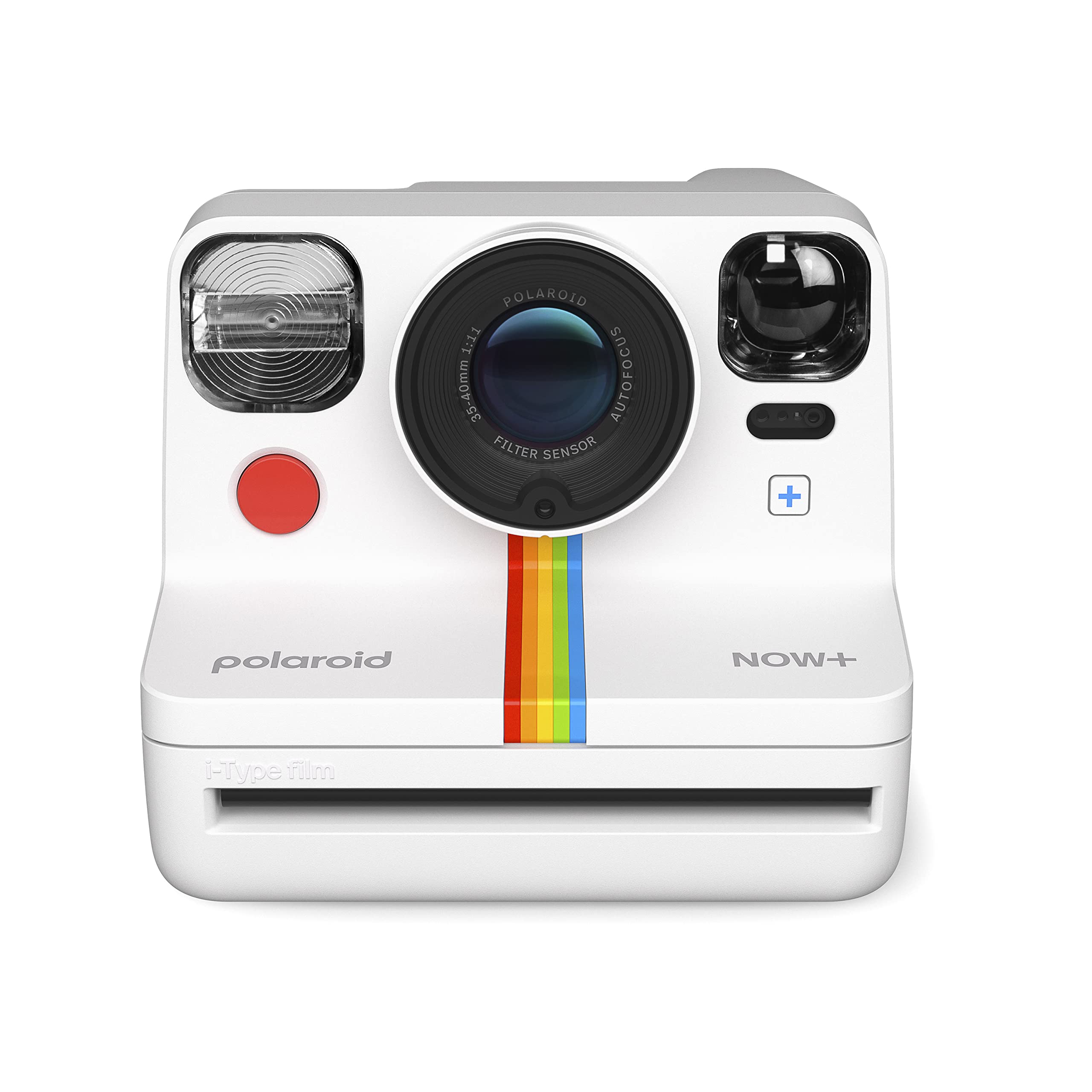 Polaroid Now+ 2Nd Generation I Type Instant Film Bluetooth Connected App Controlled Camera   White (9077)