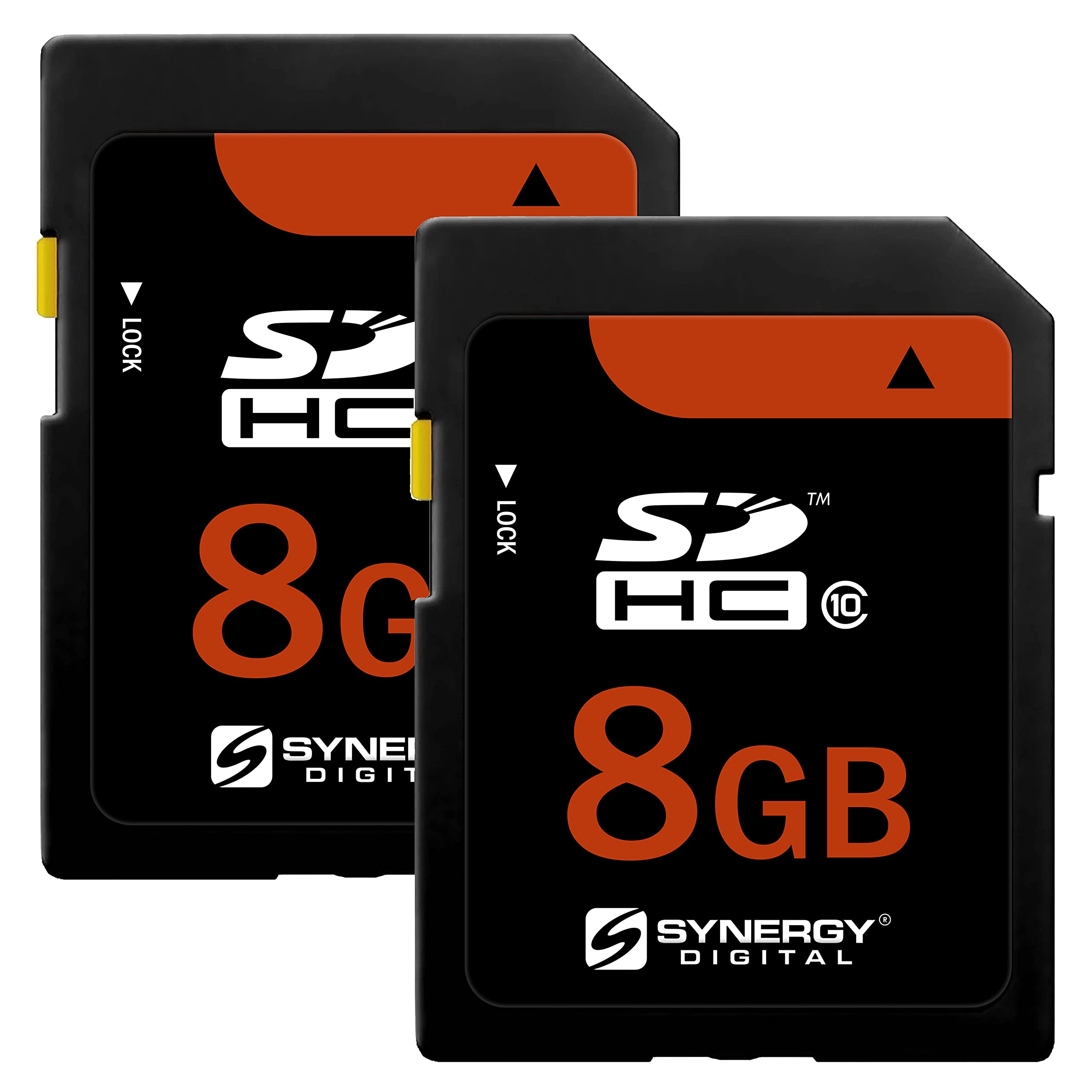 Synergy Digital 8Gb, Sdhc Uhs I Memory Cards, Compatible With Nikon D60 Digital Camera   Class 10, U1, 20Mb/S, 300 Series   Pack