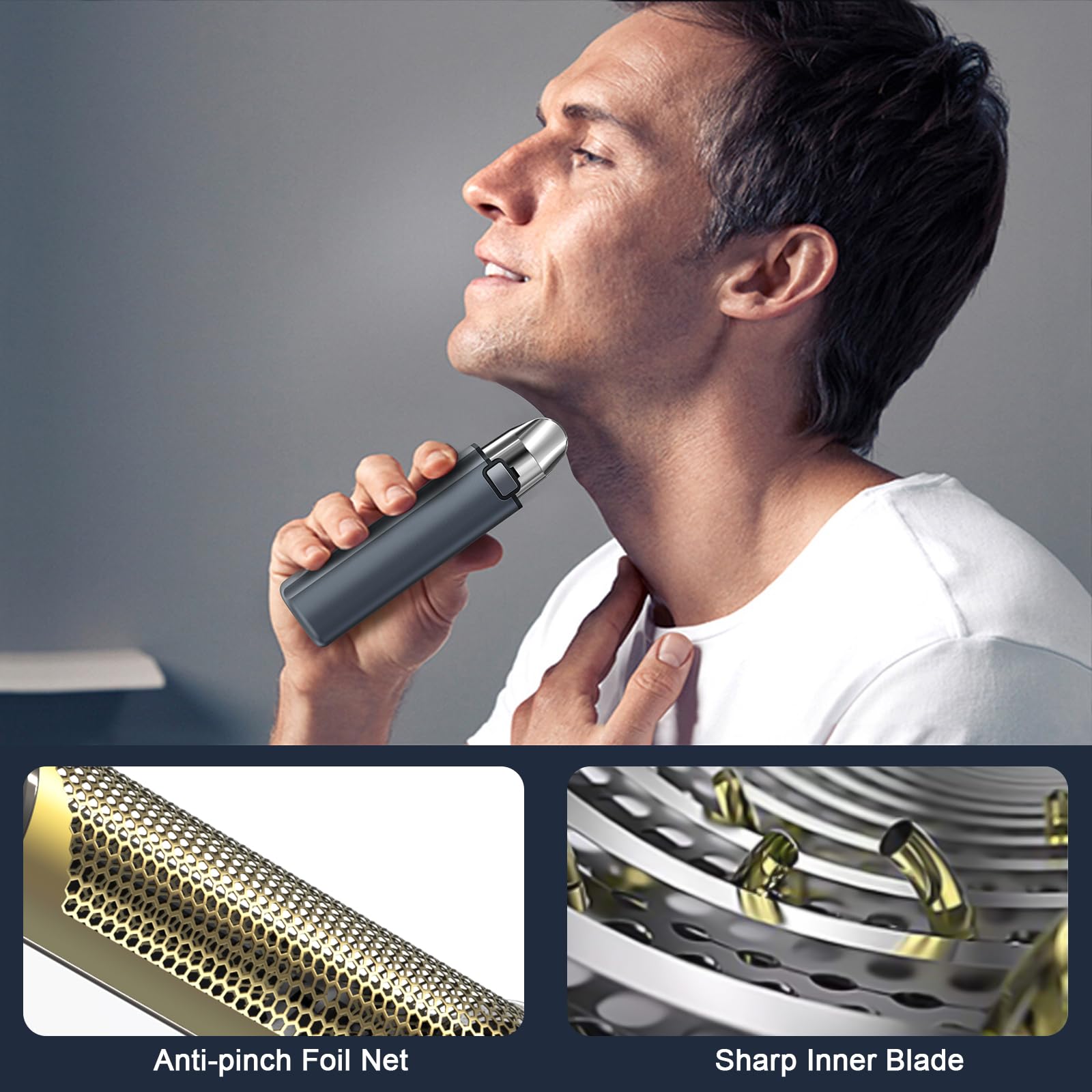 Mini Shaver Portable Electric Razor For Men Auxiliary Spare Shaver For Touch Up Pocket Size Razors Rechargeable, Shavers For Car