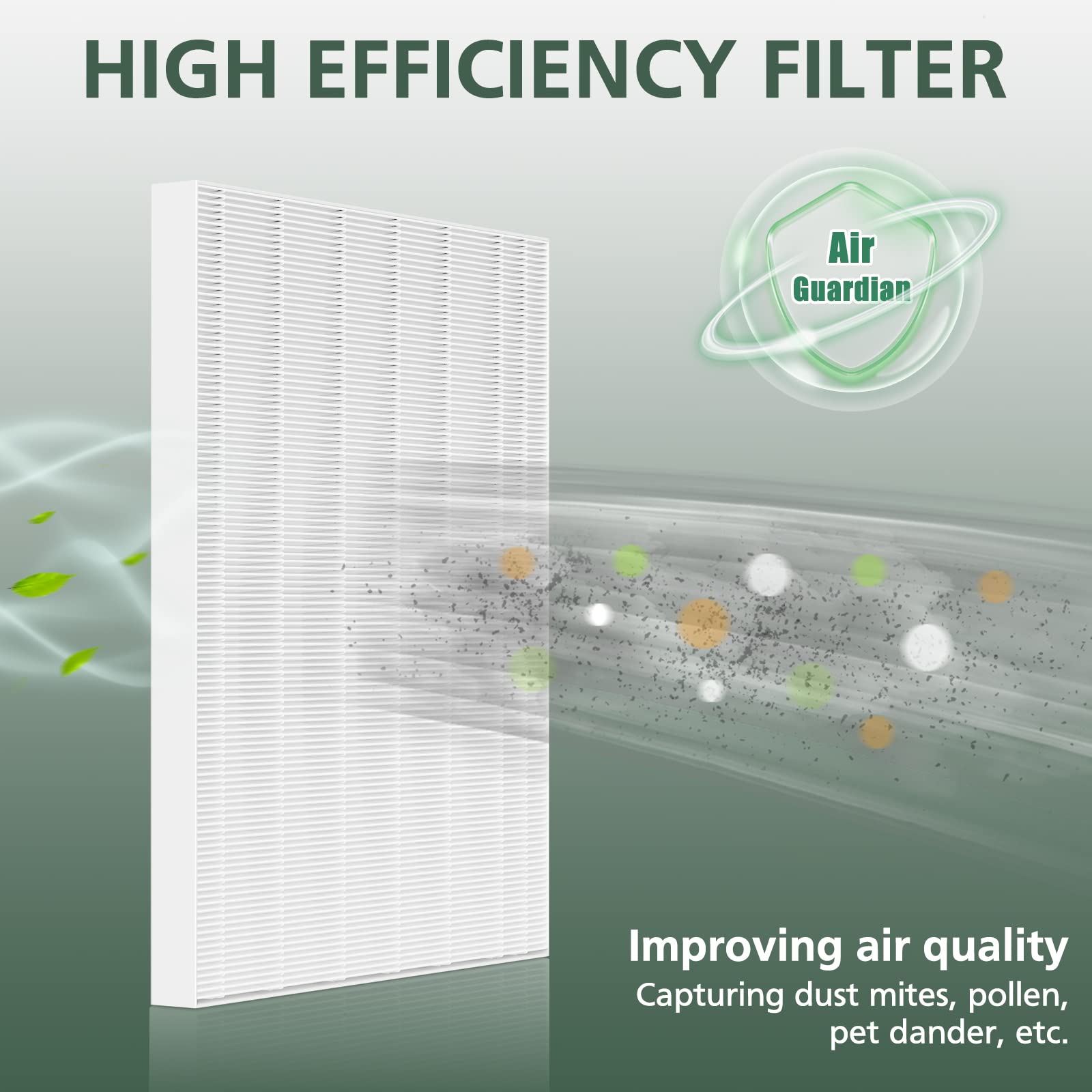 5500 2 Air Purifier Filter Replacement For Winix, 116130 Replacement Filter H Compatible With Winix 5500 2 And Am80 Air Purifier
