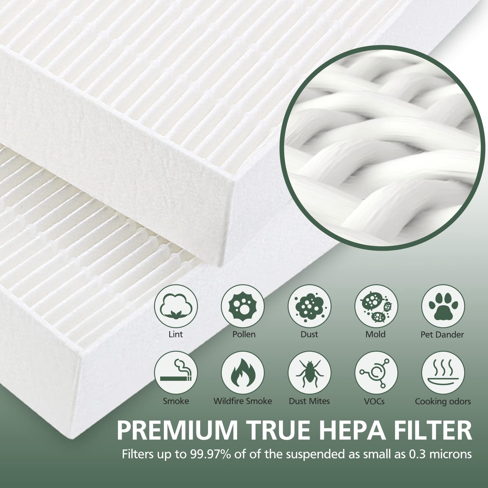 Hpa200 Hepa Filter Replacement Compatible With Honeywell Hpa200 Hrf Arvp200 Series Air Purifier Hpa200, Hpa201, Ha202, Hpa204, H