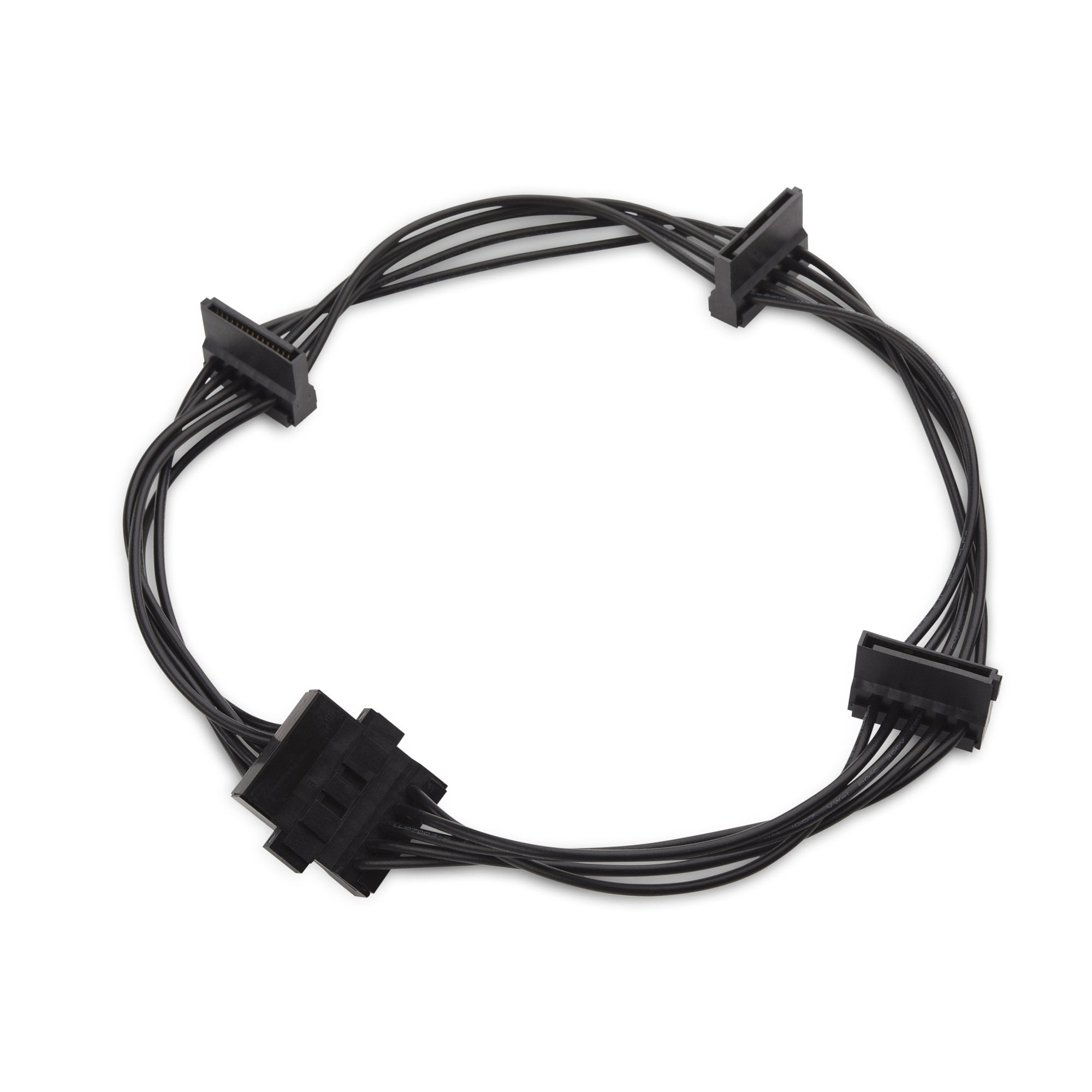 Cable Matters 2 Pack 15 Pin SATA to 4 SATA Power Splitter Cable   18 Inches