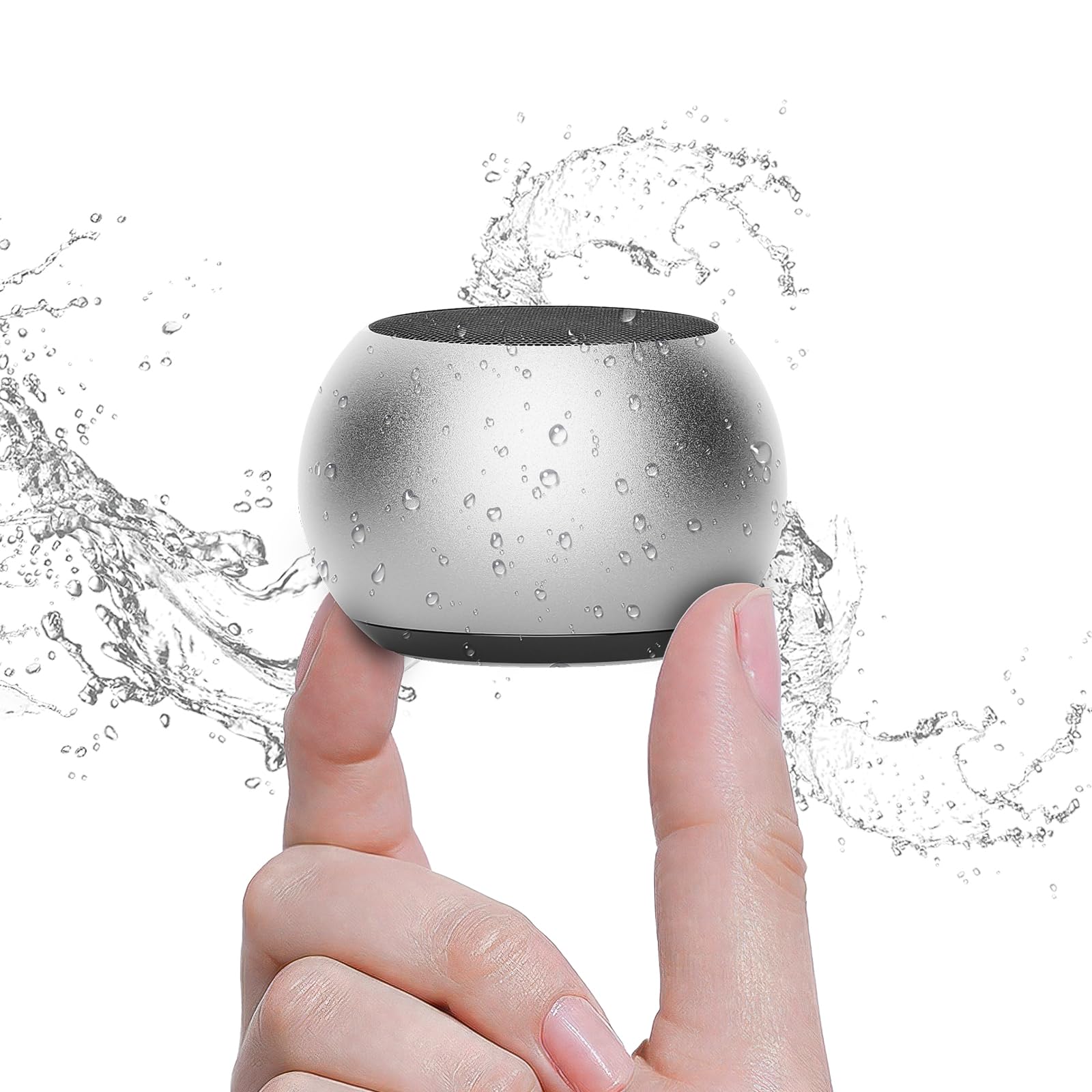 Small Bluetooth Speaker, 2025 Portable Speaker With Loud Stereo Sound And Robust Bass, Ip7 Waterproof Speaker With Lanyard Easy 