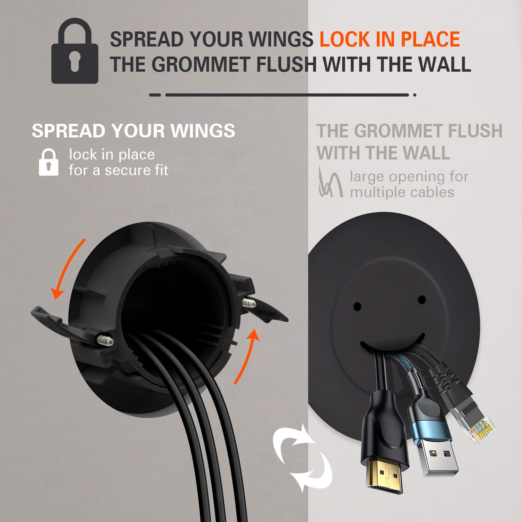 Julaiwy In Wall Cable Management Kit Hides Tv Wires Behind The Wall, Cable Hider For Wall Mount Tv Cable Hider Wall Kit, Tv Cord