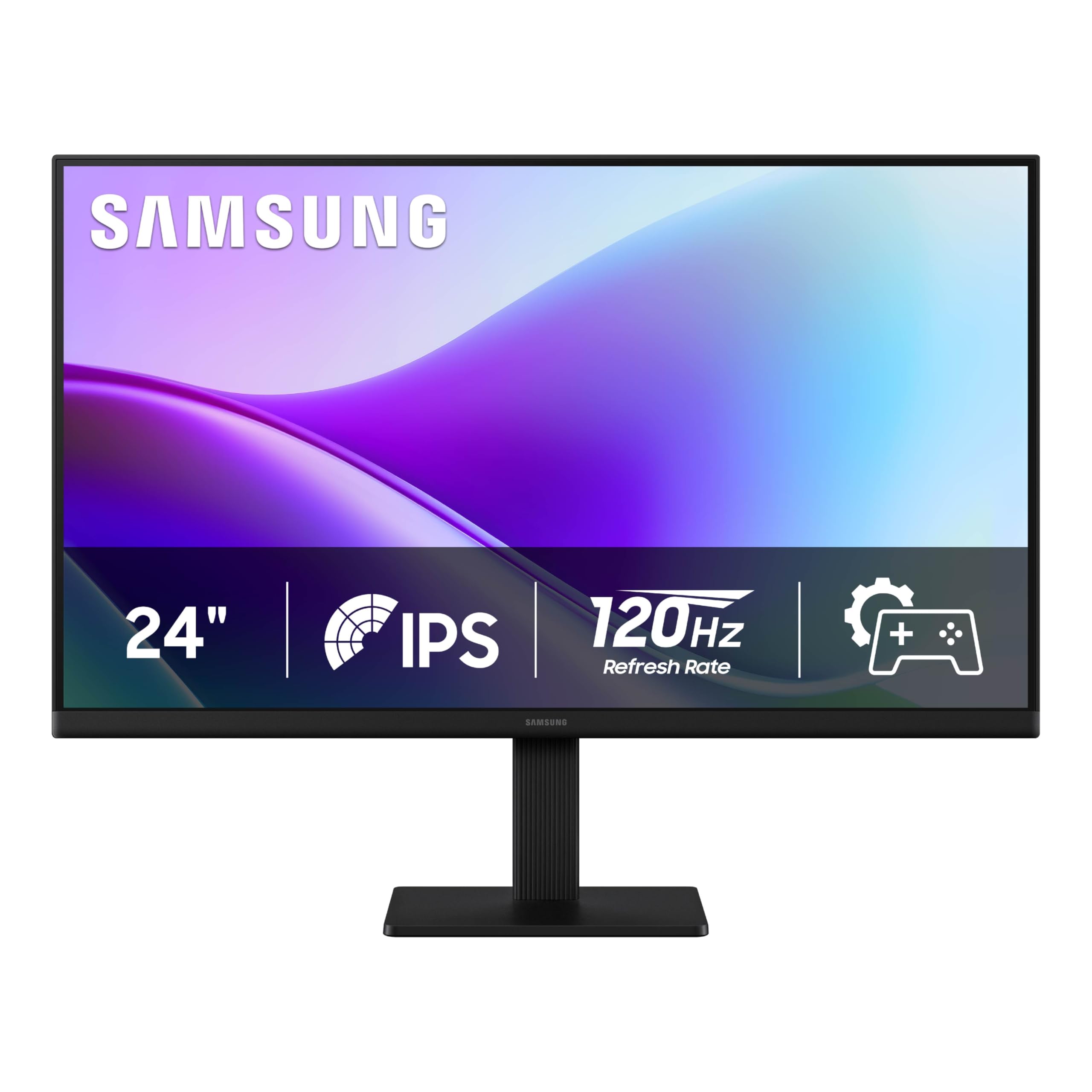 Samsung 24 S3 (S32GF) FHD High Resolution 120Hz Monitor with IPS Panel, Flicker Free, Eye Saver Mode, LS24F320GANXZA, 2025