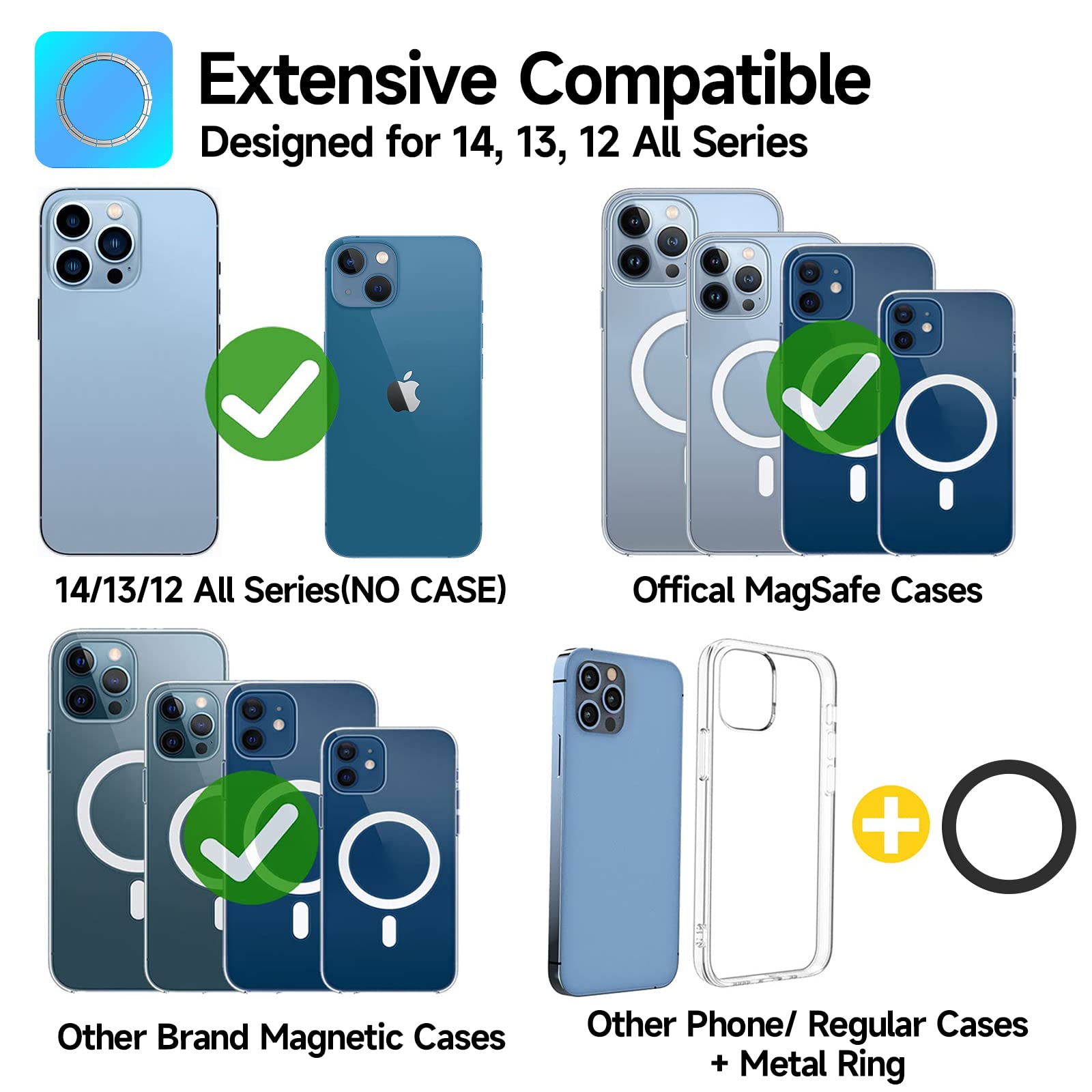 Dk177 Magnetic Phone Holder, Laptop Or Desktop Monitor Side Mount Phone Mount, Slim Portable Foldable Phone Stand Compatible Wit