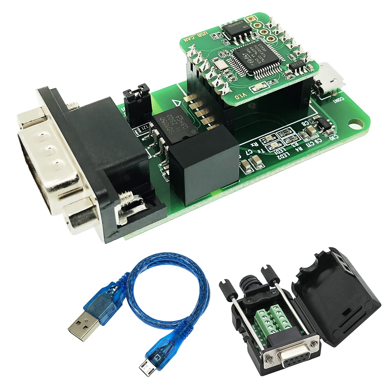 Usb Can Converter Module For Raspberry Pi 5/4/Pi3B+/Pi3/Pi Zero(W)/Jetson Nano/Tinker Board And Any Single Board Computer Suppor
