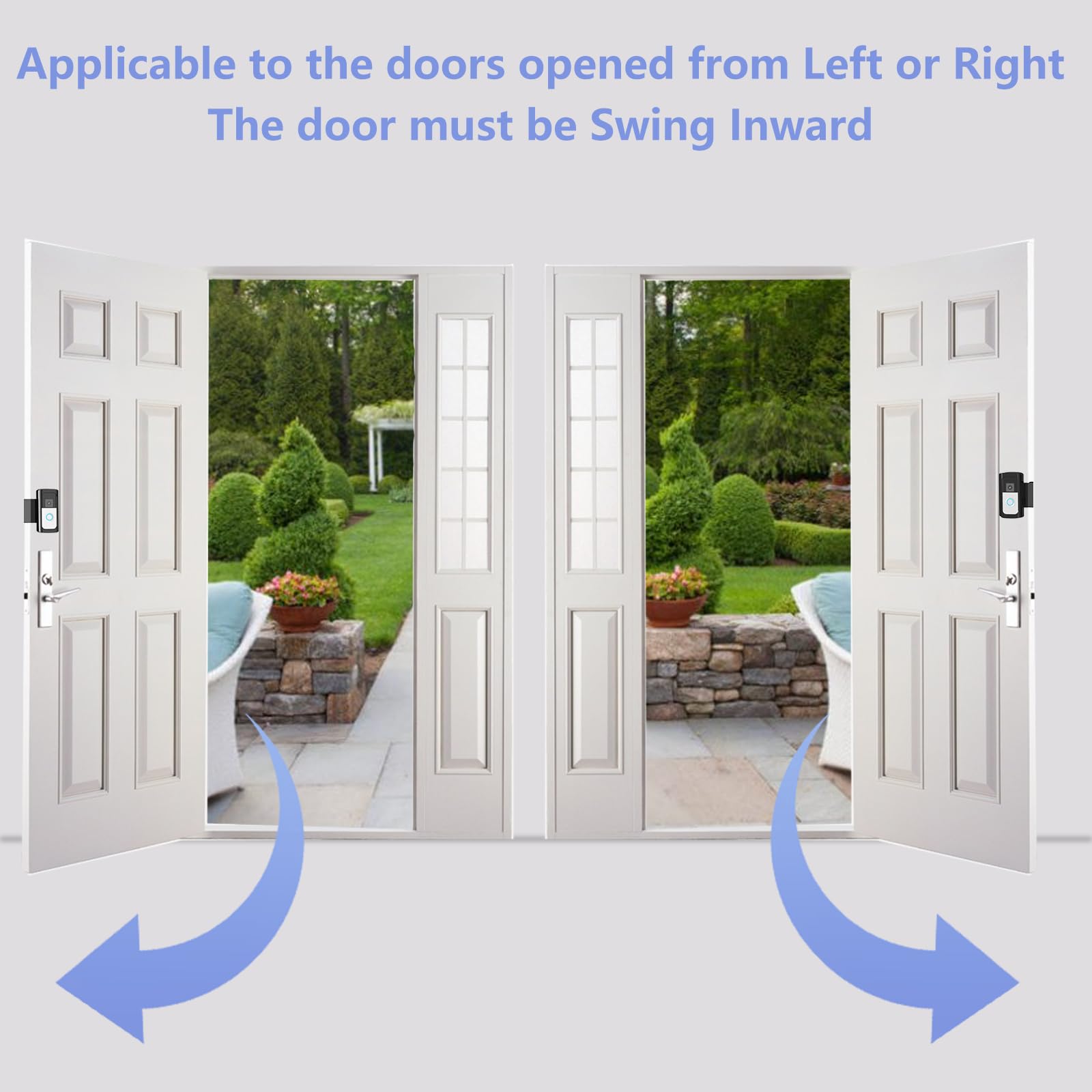 Anti Theft Ringdoorbell Video Doorbell Mount, No Drill Mounting Bracket Compatible With Video Doorbell 2/ (2020 Release)/ Batter