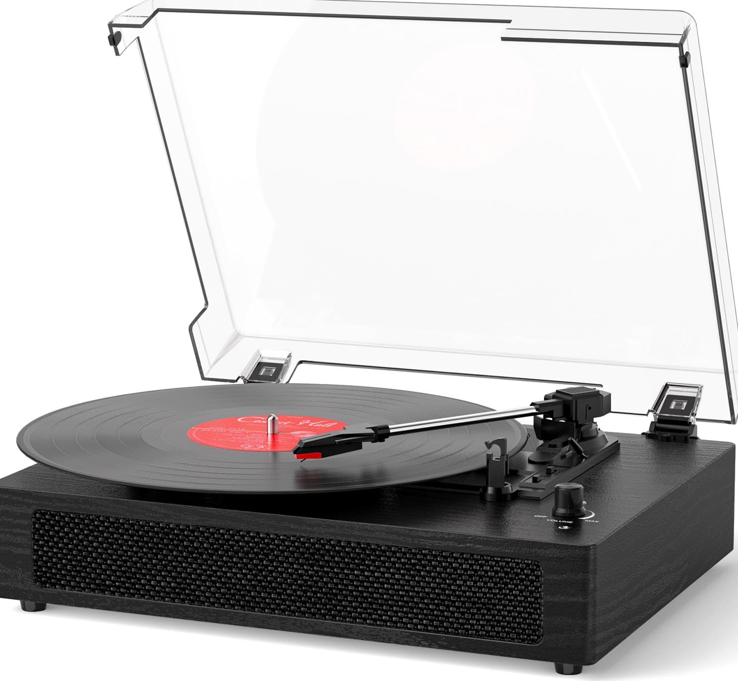 Vinyl Record Player Bluetooth Turntable With Built In Stereo Speakers Belt Drive 3 Speeds Turntables For Vinyl Records Support R