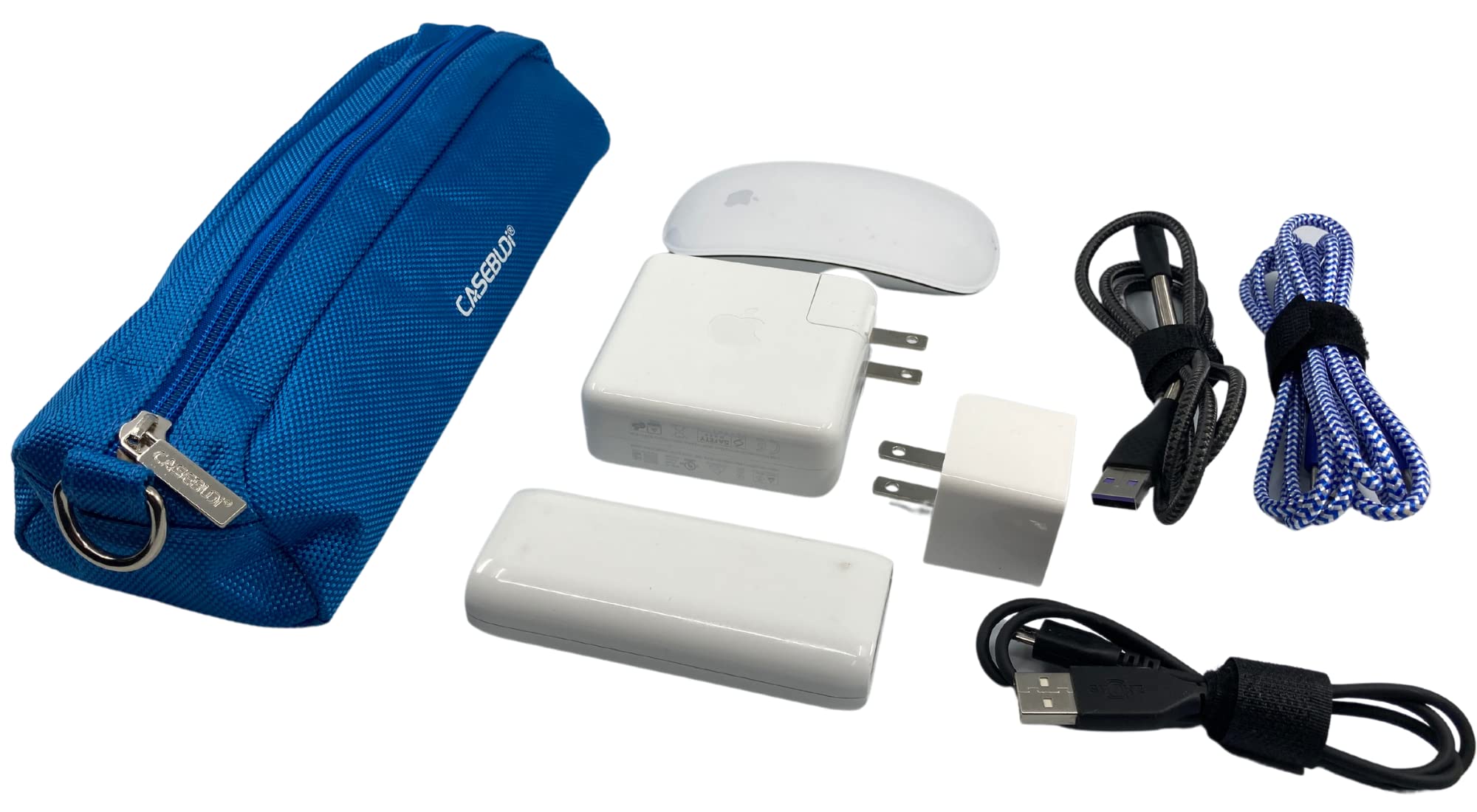 Casebudi Electronics Organizer Case   Ballistic Nylon (Sky Blue)