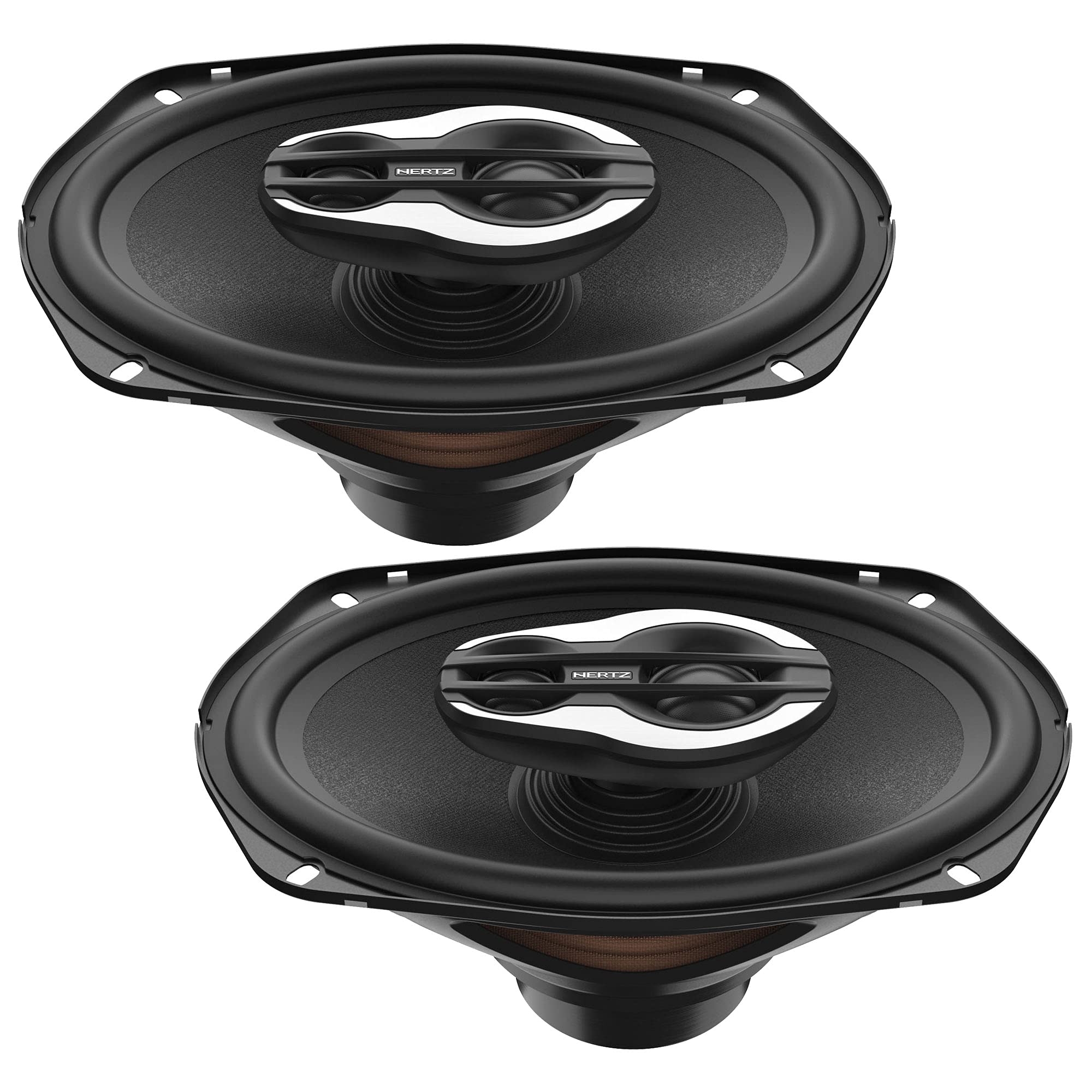 Hertz Spl Show Series Sx 690 Neo 6X9 Three Way Spl Coaxial Speakers With Neo Magnets And Uv/Waterproofing