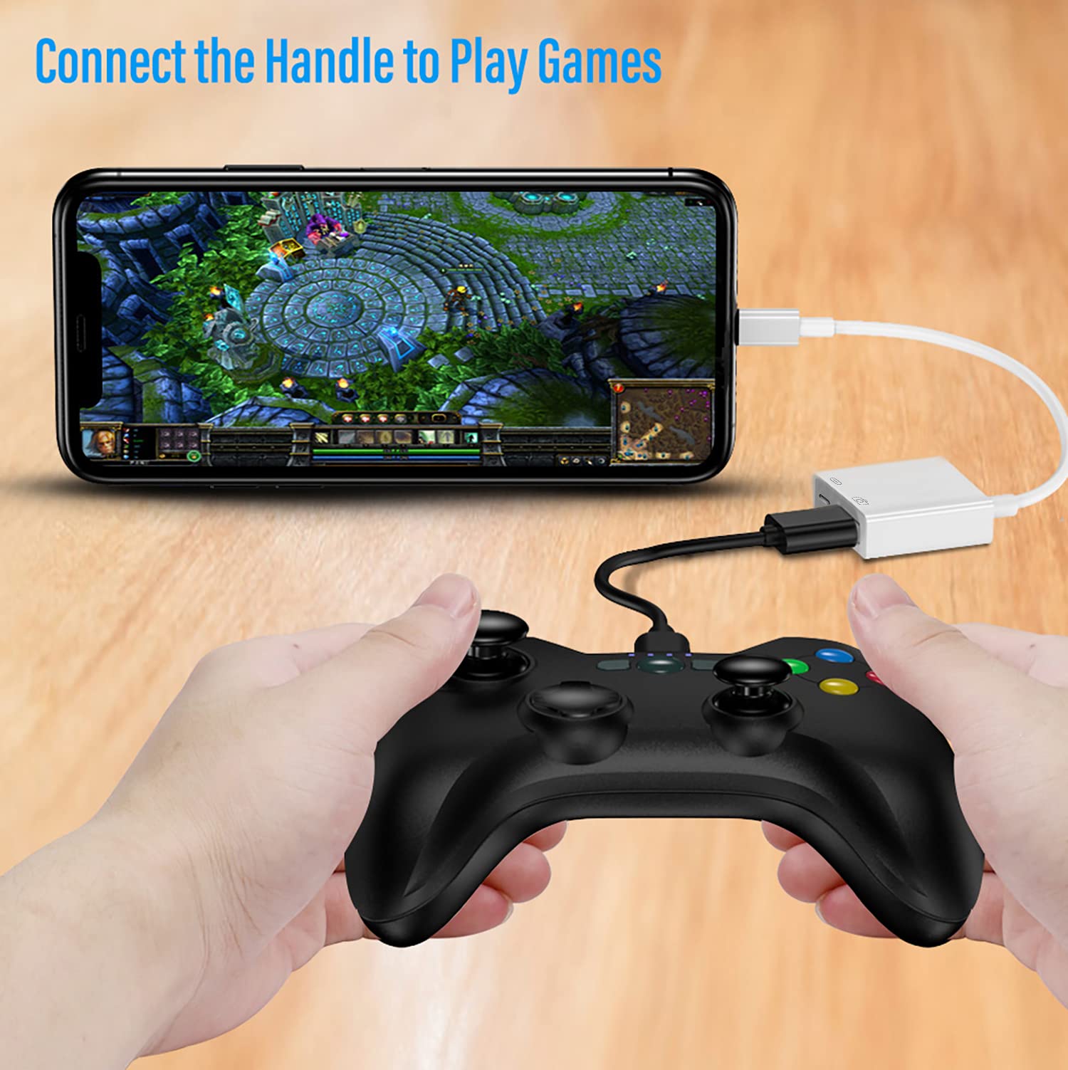 Lightning To Usb Camera Adapter With Charging Port, Apple Mfi Certified Usb 3.0 Otg Dongle Cord For Iphone 14 13 12 11 X Xs Xr 8 7, Ipad To Usb Flash Drive, Card Reader, Keyboard, Mouse, Piano, U Disk