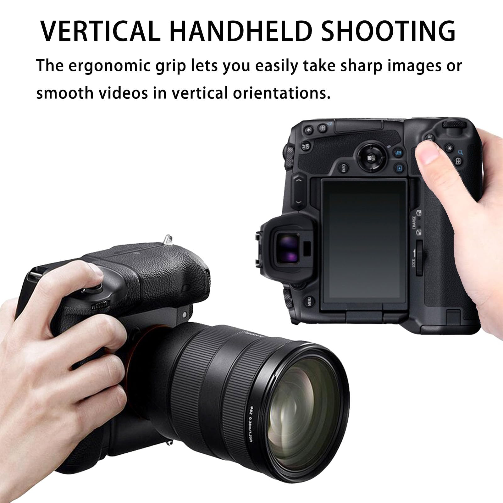 Happypopo Eos R Battery Grip For Canon Eos R Digital Camera(Not For Eos Rp Camera)