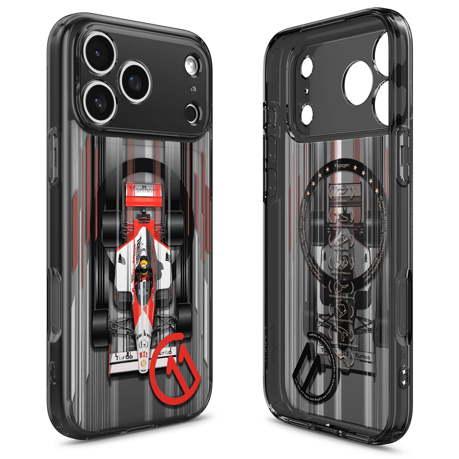 Spigen Ultra Hybrid c11 Collection for iPhone 17 Pro [Customized Direct Digital Printing Design] - c11 Turbo