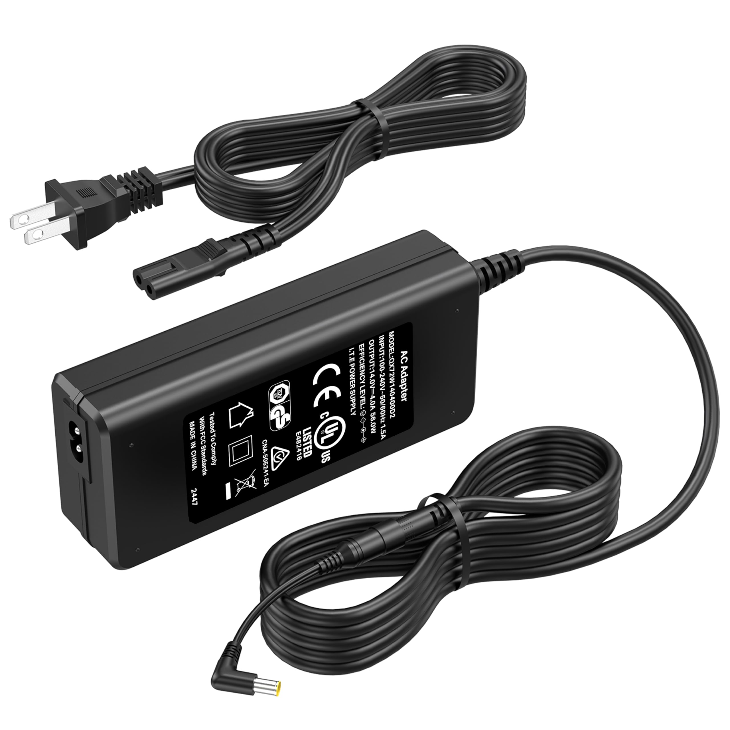 14V LCD Monitor Charger Fit for Samsung U28E590D 28 4K UHD LCD Monitor
