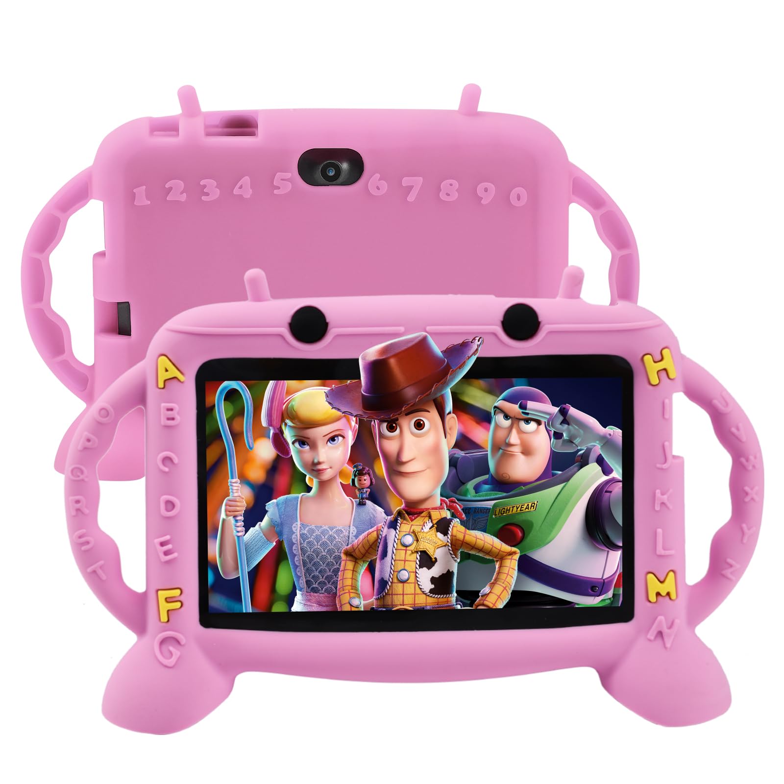 Mengdash Kids Tablet, 7 Inch Tablet For Kids 2 10, Educational Learning Toddler Tablet Android 11, 3Gb Ram+32Gb Rom Storage, Goo