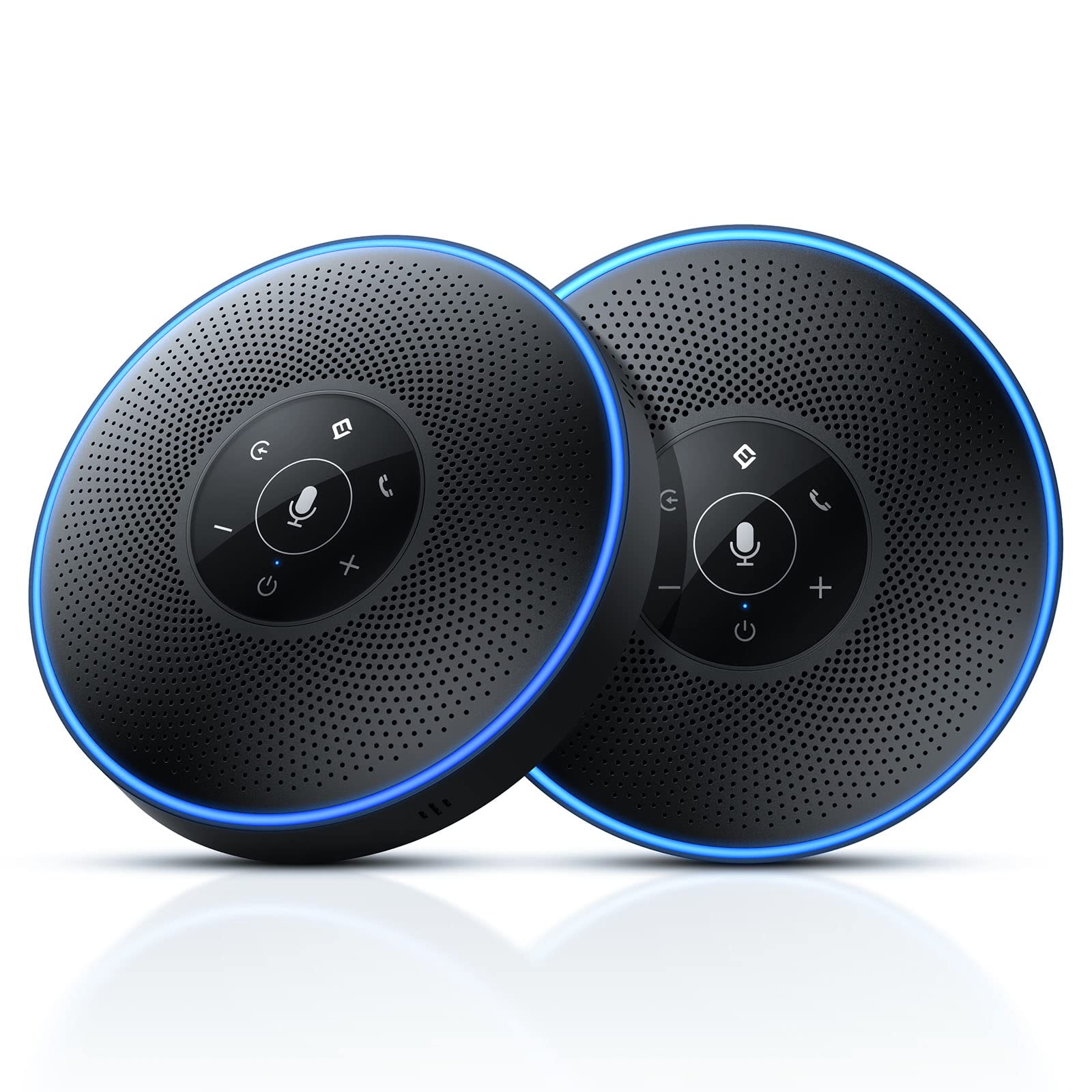 Emeet Bluetooth Speakerphone   Daisy Chain/Use Alone Up To 16 Attendees, M220 Professional Wireless Speakerphone 360Voice Pick U