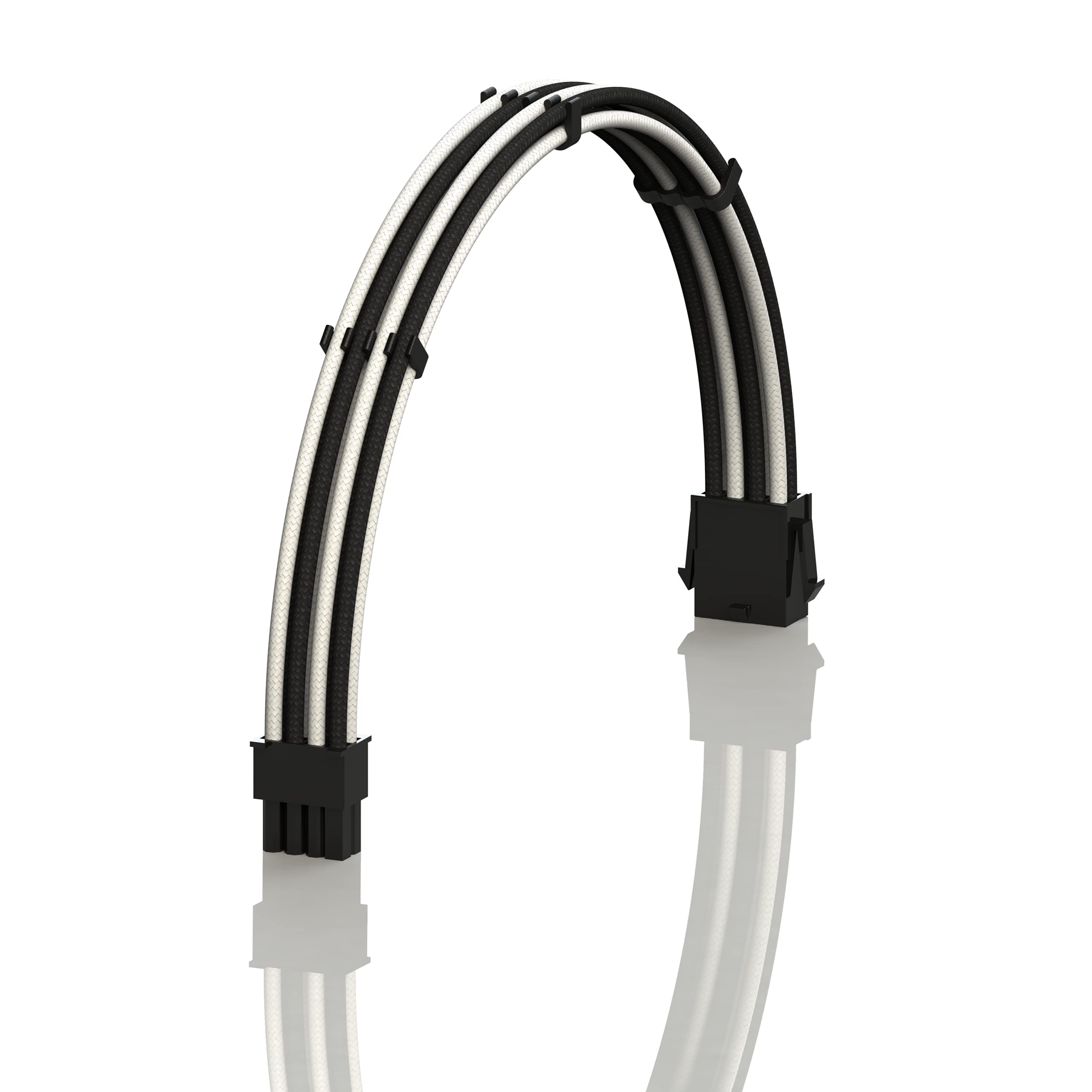 Linkup   Ava 30Cm Eps 8P(4+4) Cpu Atx Motherboard Psu Power Supply Braided Sleeved Custom Mod Pc Extension Cable W/Combs?Strong