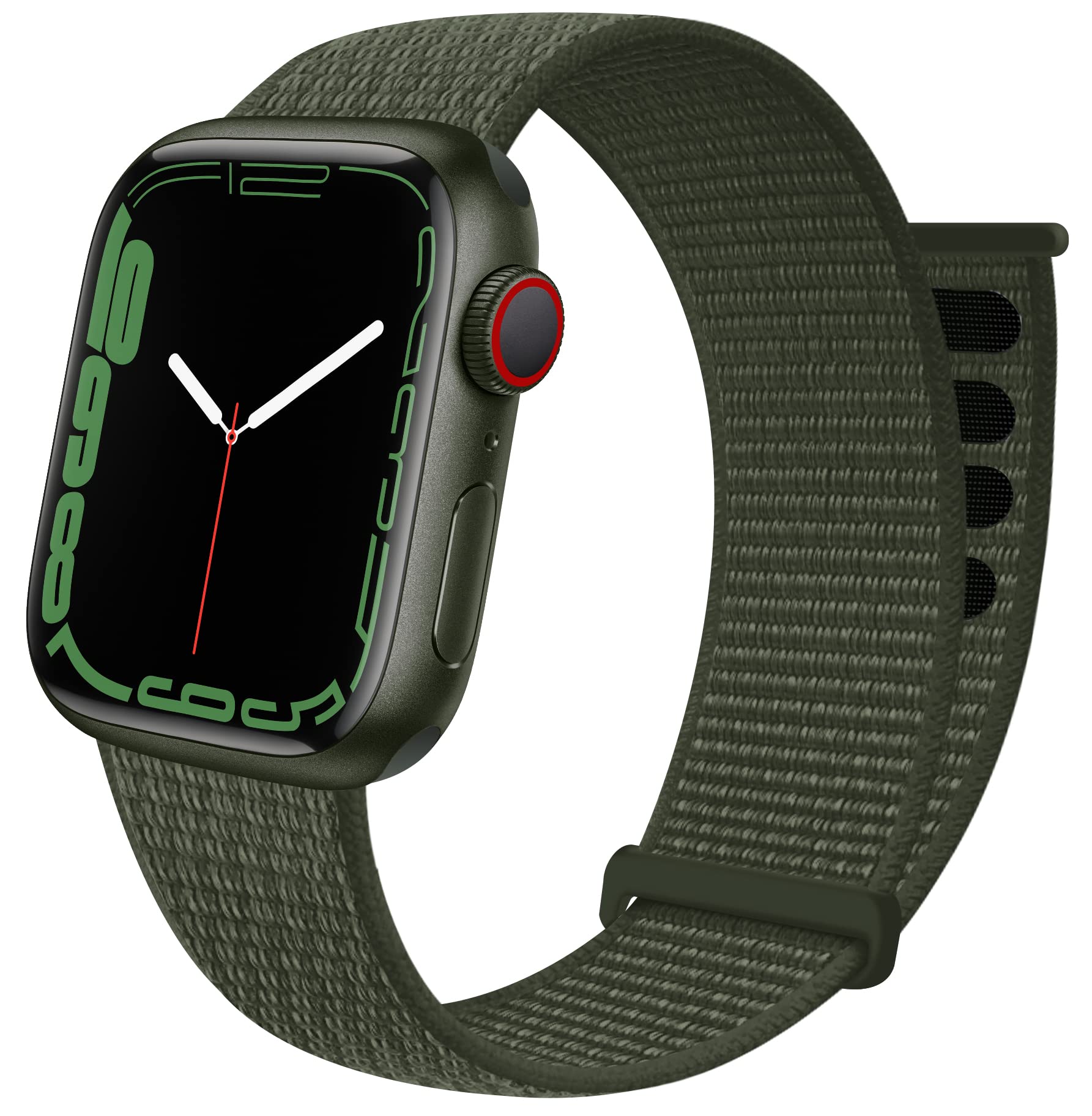 Sport Loop Nylon Band Compatible With Apple Watch Band 38Mm/40Mm/41Mm/42Mm For Series 10 Ultra 2 Iwatch Series 10 1 Strap, Fit F