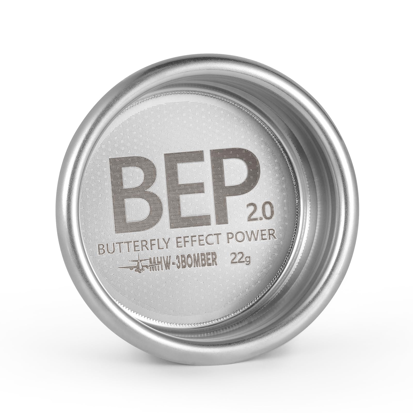 Mhw 3Bomber 58Mm Espresso Filter Basket, 22G Double Layer Stainless Steel High Precision Extraction Portafilter Basket Filter Fi