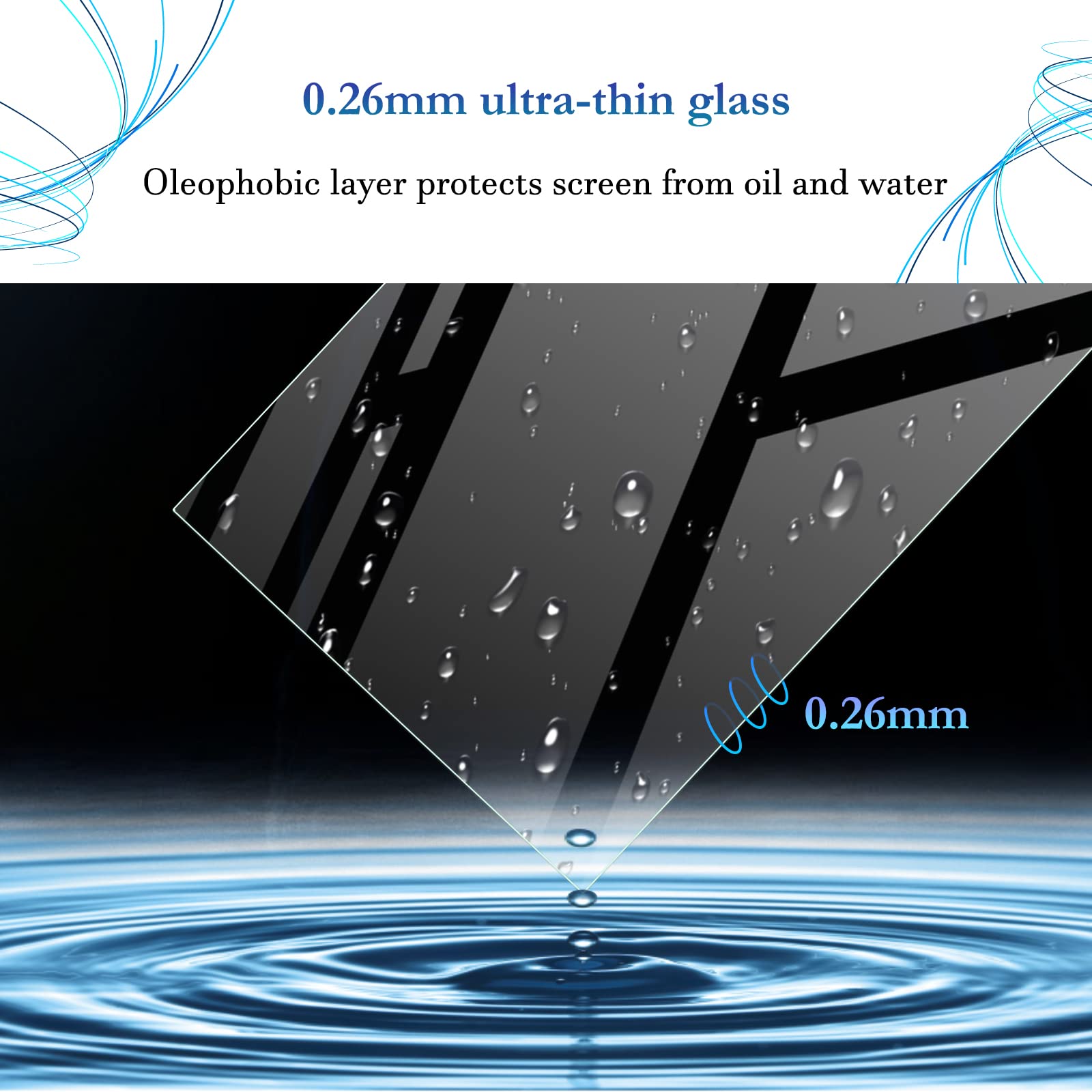 SKTU 9 Inch Tempered Glass Screen Protector for 2024 2025 Honda Ridgeline - HD Clear, Fits Sport, RTL, TrailSport, Black Edition