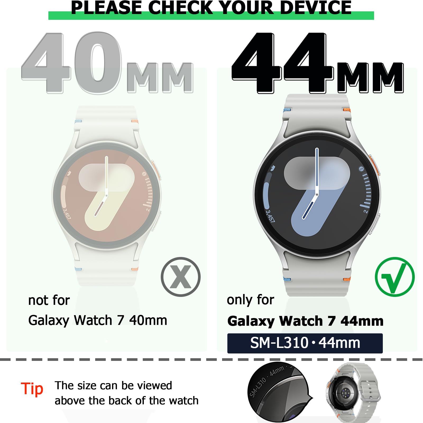[2Pack] Richone Bling Case For Samsung Galaxy Watch 7 44Mm Screen Protector Clear Cases, Rhinestones Glitter Bumper Soft Face Co
