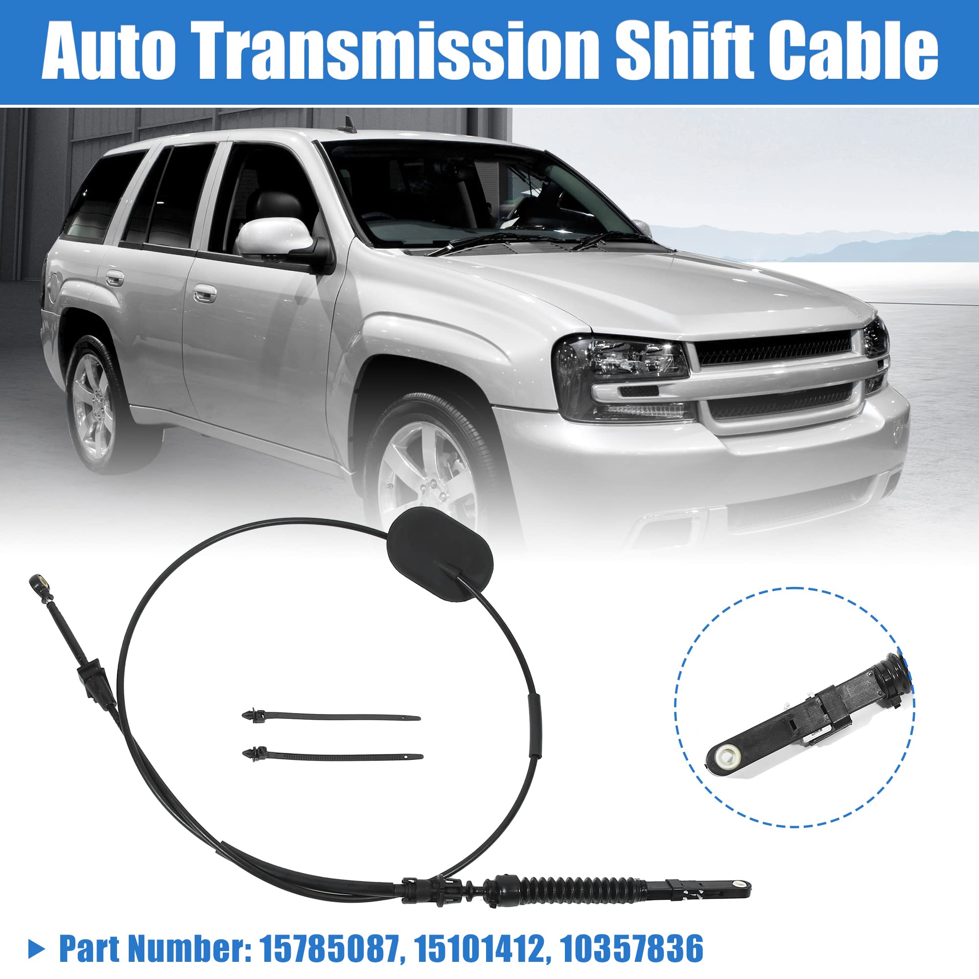 X Autohaux Automatic Transmission Gear Shifter Cable For Chevrolet Trailblazer Ssr For Gmc Envoy For Buick Rainier For Oldsmobil