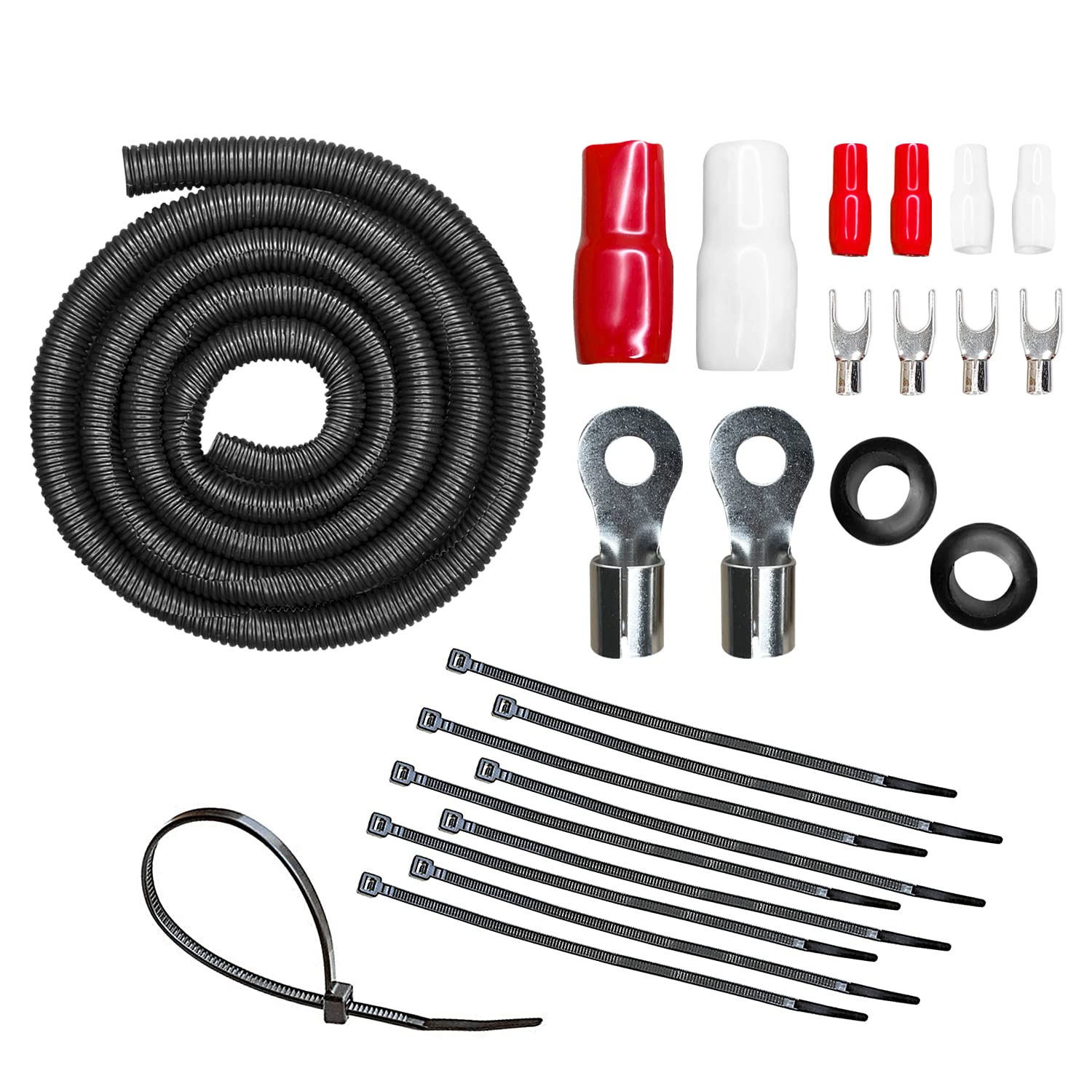 Ct Sounds 4 Gauge Cca Complete Amp Wiring Install Kit, Ampkit 4Ga Pro