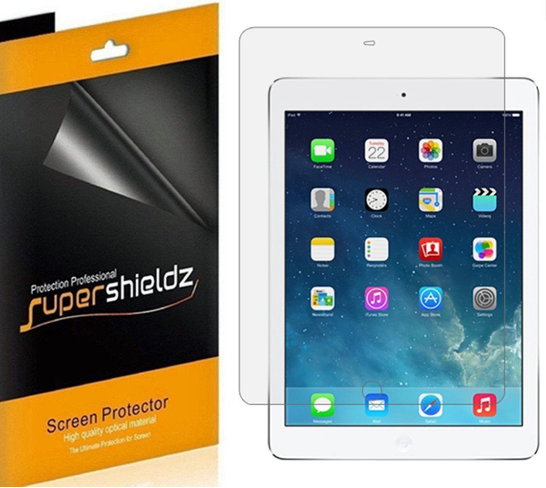 Supershieldz (3 Pack) Designed For Apple Ipad Air 2 And Ipad Air 1 (9.7 Inch) Screen Protector, High Definition Clear Shield (Pe