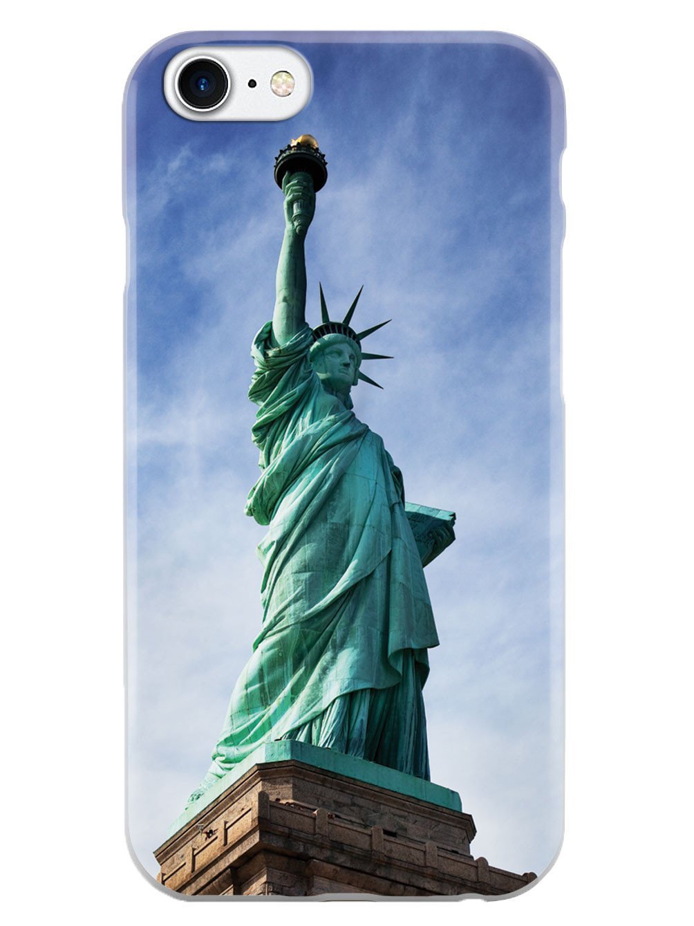 Inspired Cases   3D Textured Iphone 7 Case   Rubber Bumper Cover   Protective Phone Case For Apple Iphone 7   Statue Of Liberty