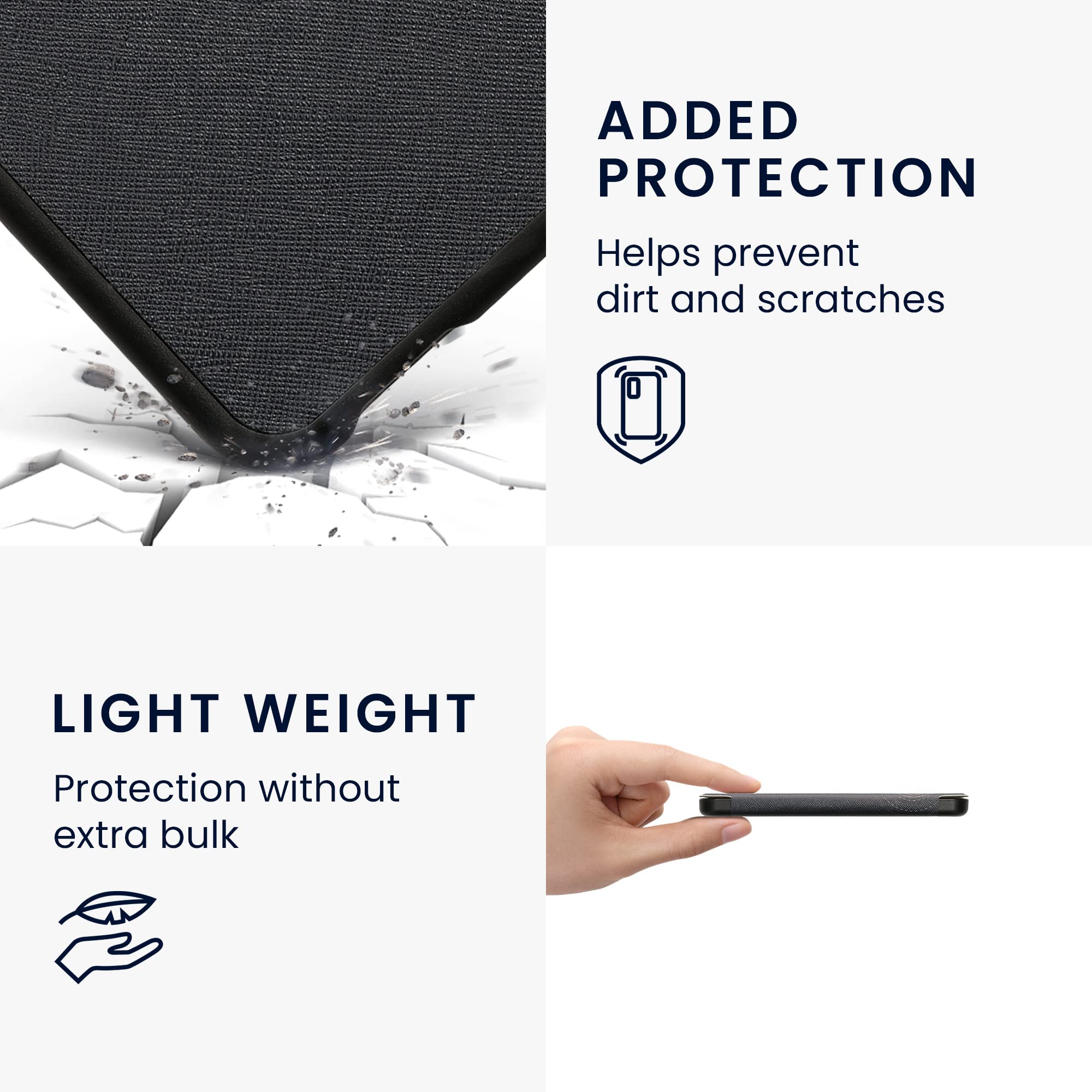 Kwmobile Case Compatible With Barnes & Noble Nook Glowlight 4 / 4E Case   Ereader Cover   Tarot Card Dark Blue/Yellow/Black